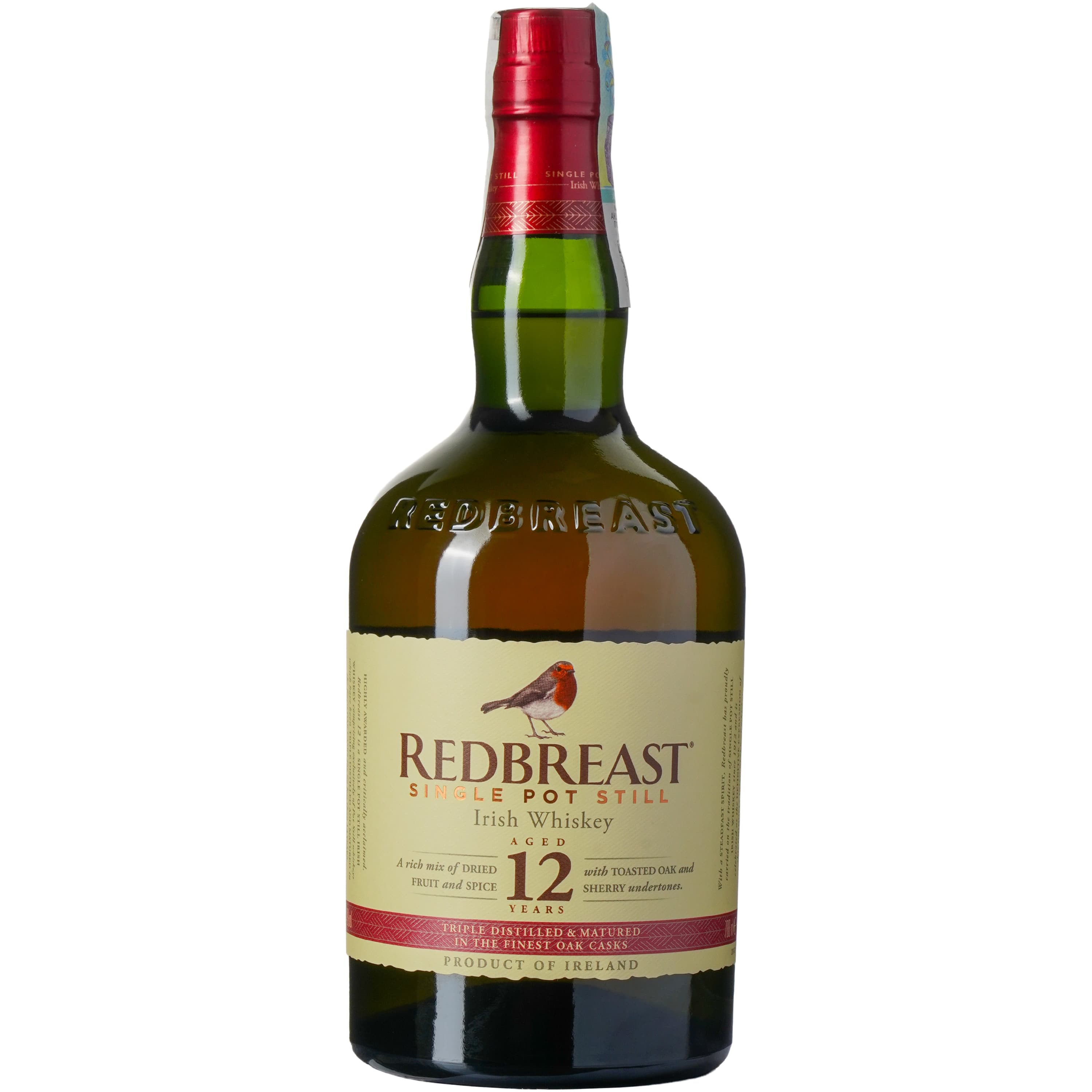 Віскі Redbreast 12 yo Single Pot Still Irish Whisky 40% 0.7 л (699627)