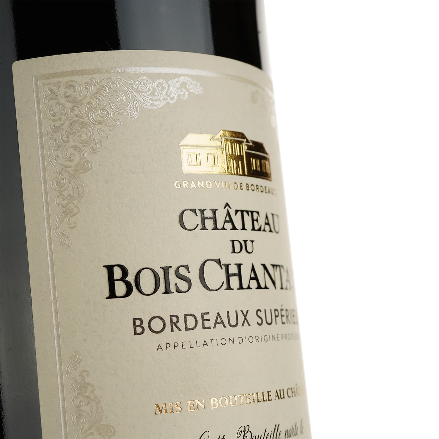 Вино Chateau du Bois Chantant Bordeaux Superieur, червоне, сухе, 13,5%, 0,75 л (1313530)