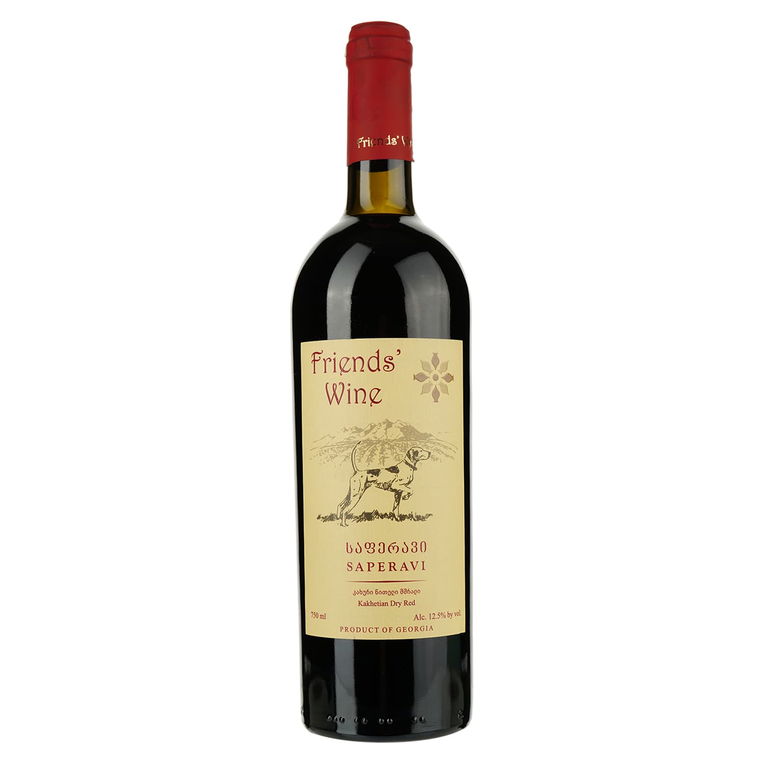 Вино Friends' Wine Saperavi червоне сухе 0.75 л