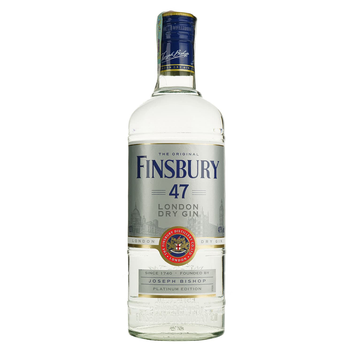 Джин Finsbury Platinum London Dry Gin 47% 0.7 л