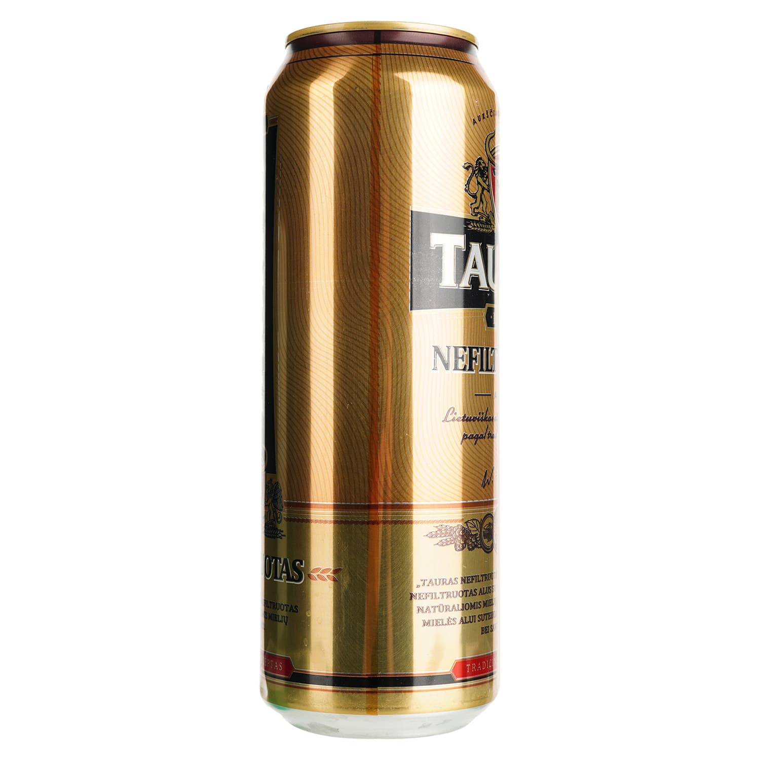 Пиво Tauras Nefiltruotas світле, 5%, з/б, 0.568 л