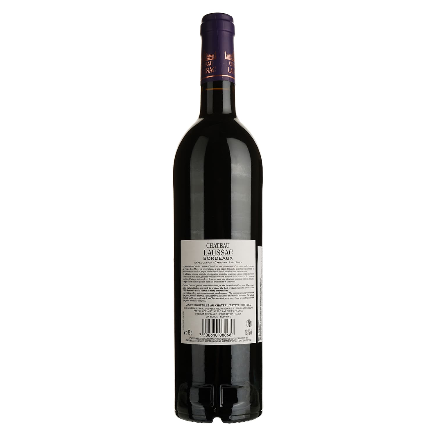 Вино Chateau Laussac Bordeaux червоне сухе 0.75 л