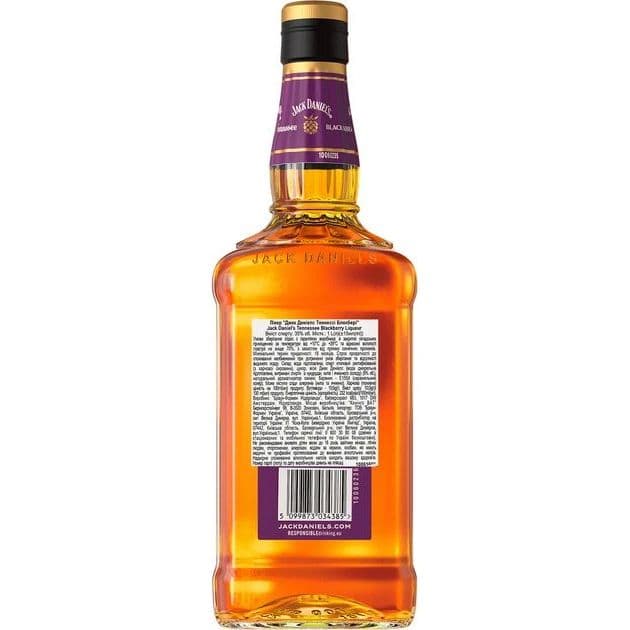 Лікер Jack Daniel's Tennessee Blackberry 35% 1 л