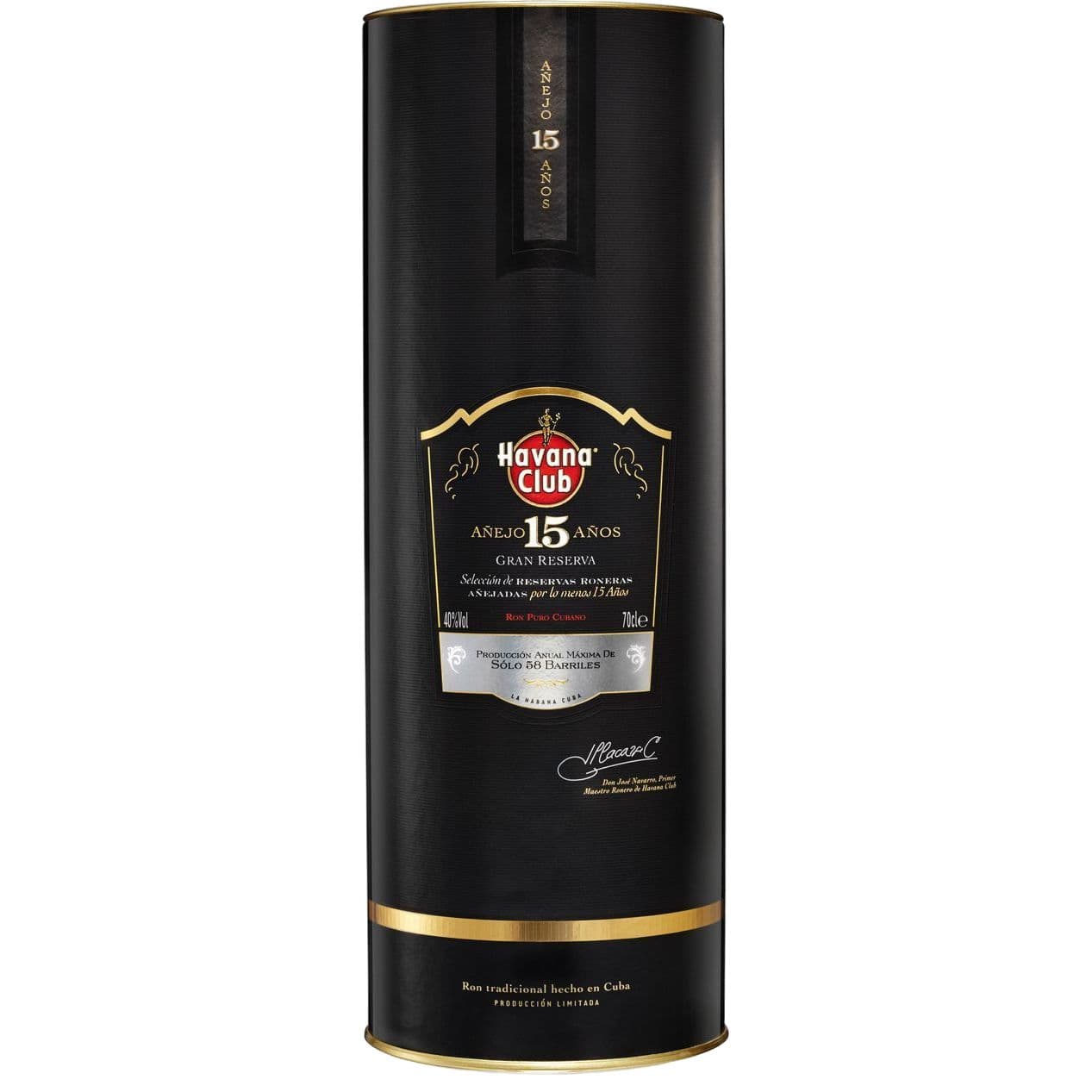 Ром Havana Club 15 yo Gran Reserva 40% 0.7 л у подарунковій упаковці