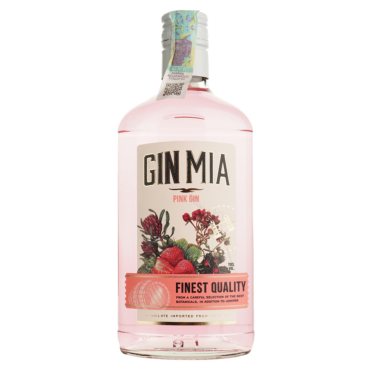 Джин Gin Mia Pink 38% 0.7 л