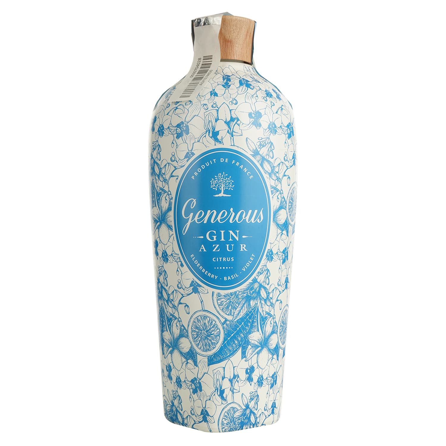 Джин Generous Gin Azur 40% 0.7 л