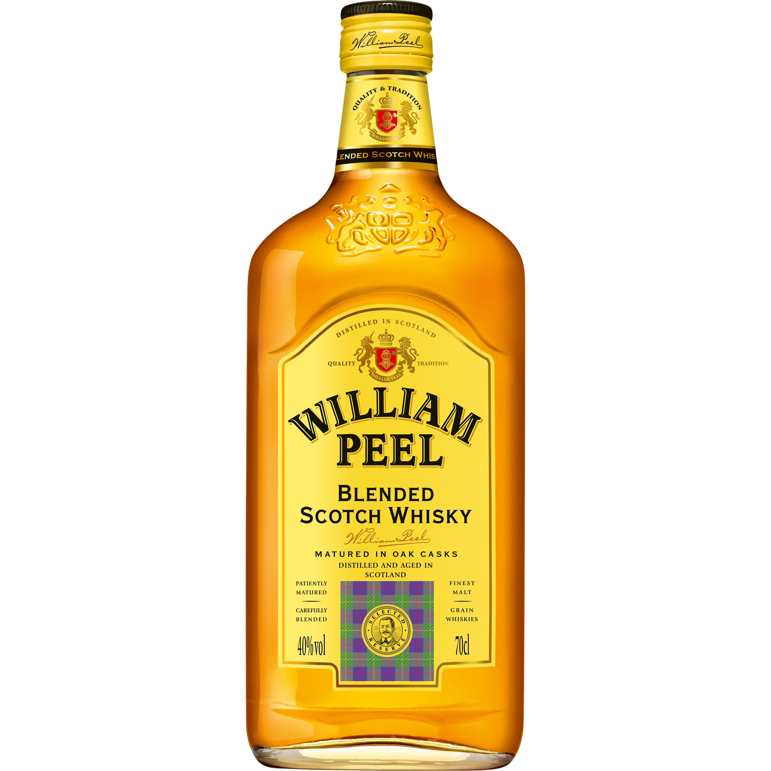 Віскі William Peel Blended Scotch Whisky 40% 0.7 л