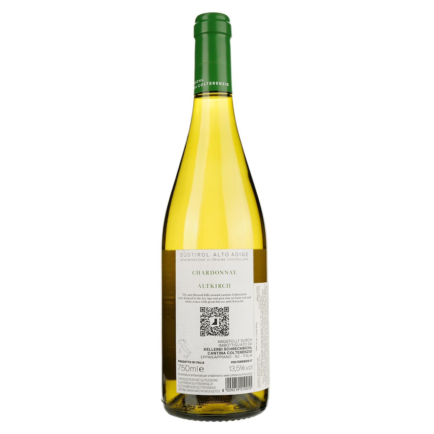 Вино Colterenzio Chardonnay Altkirch Classic Line, біле, сухе, 0,75 л