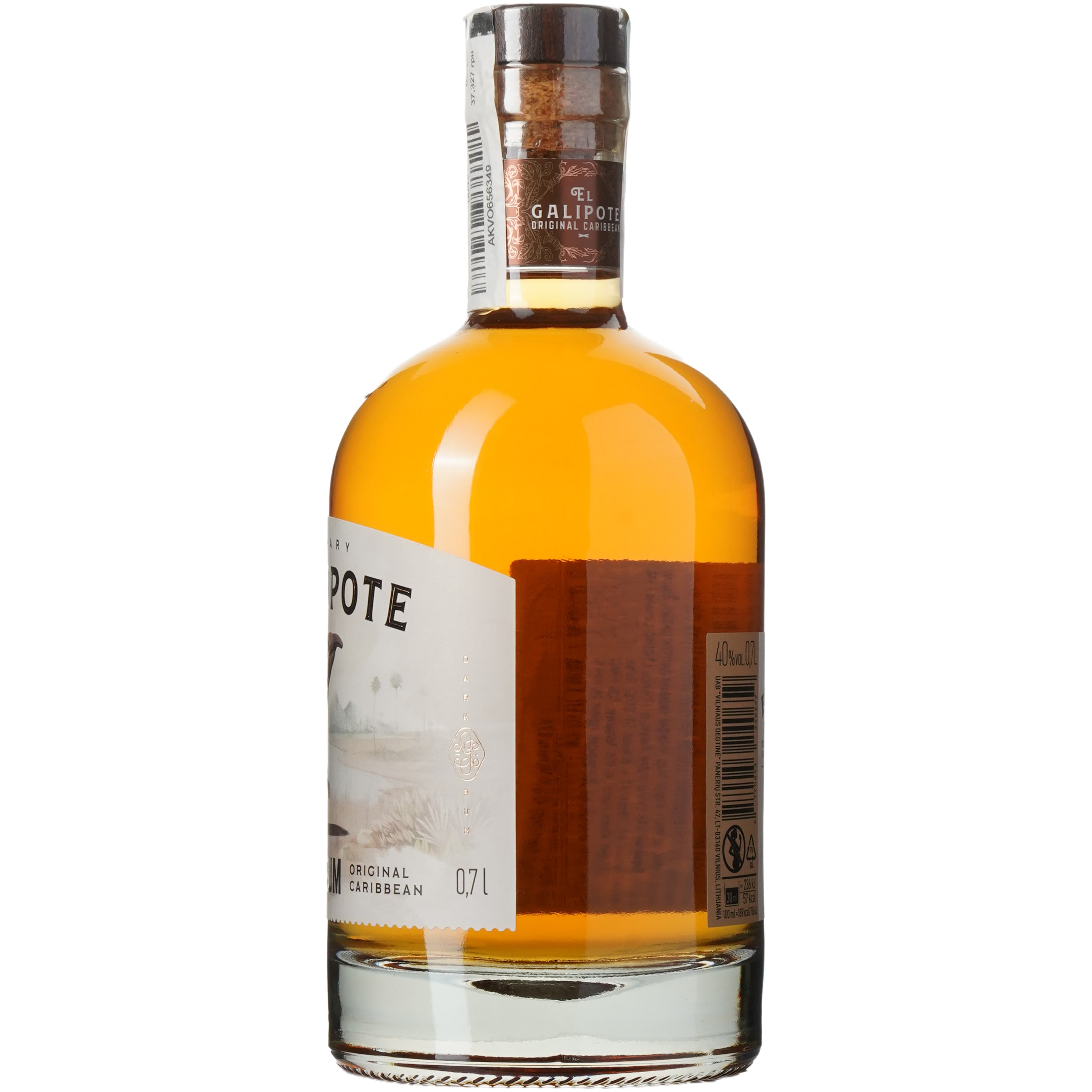 Ром El Galipote Dark Rum 40% 0.7 л