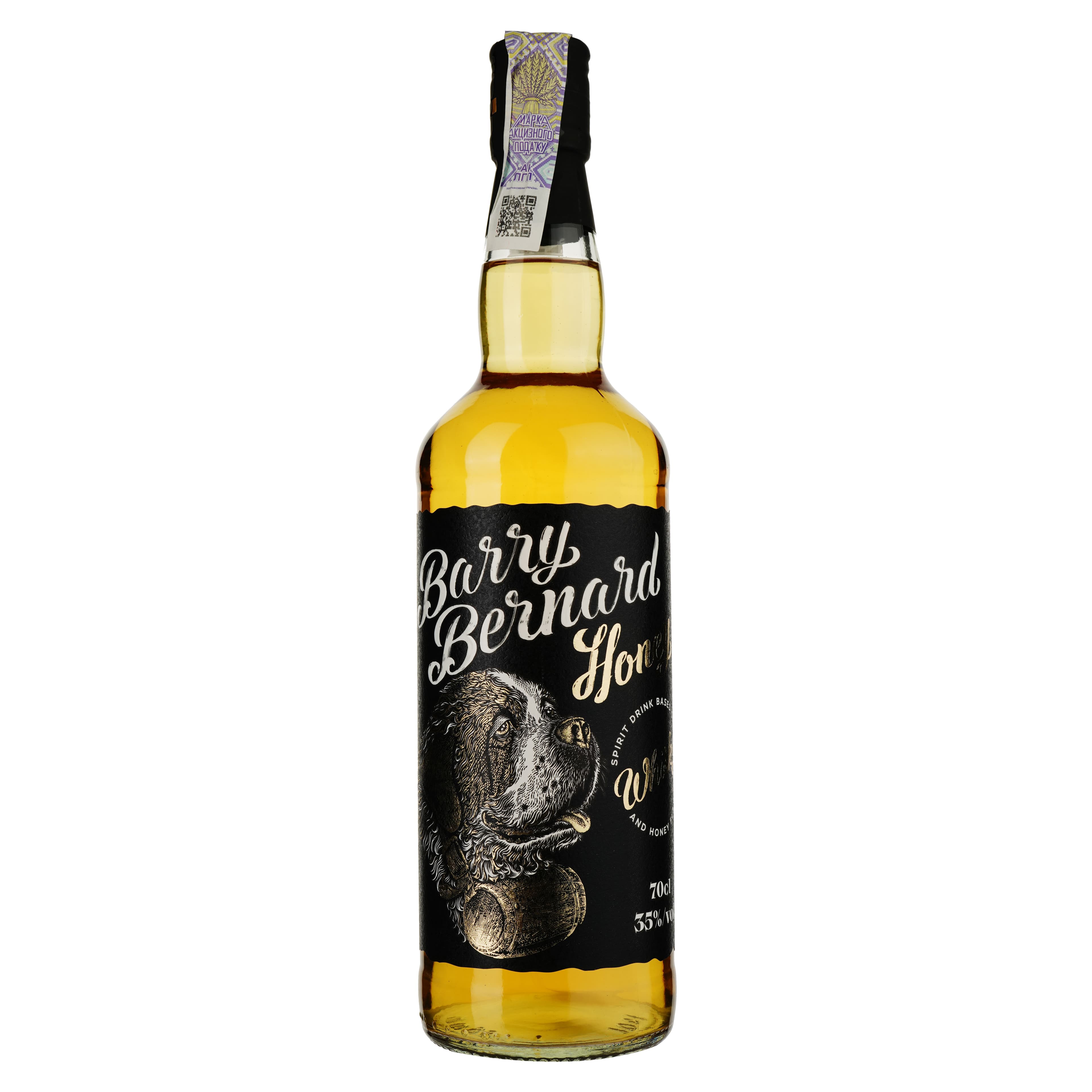 Напій на основі віскі Barry Bernard Honey 35% 0.7 л