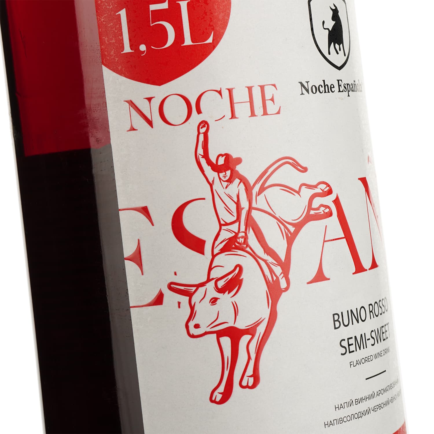 Напій винний Noche Espanola Buno Rosso червоний напівсолодкий 1.5 л