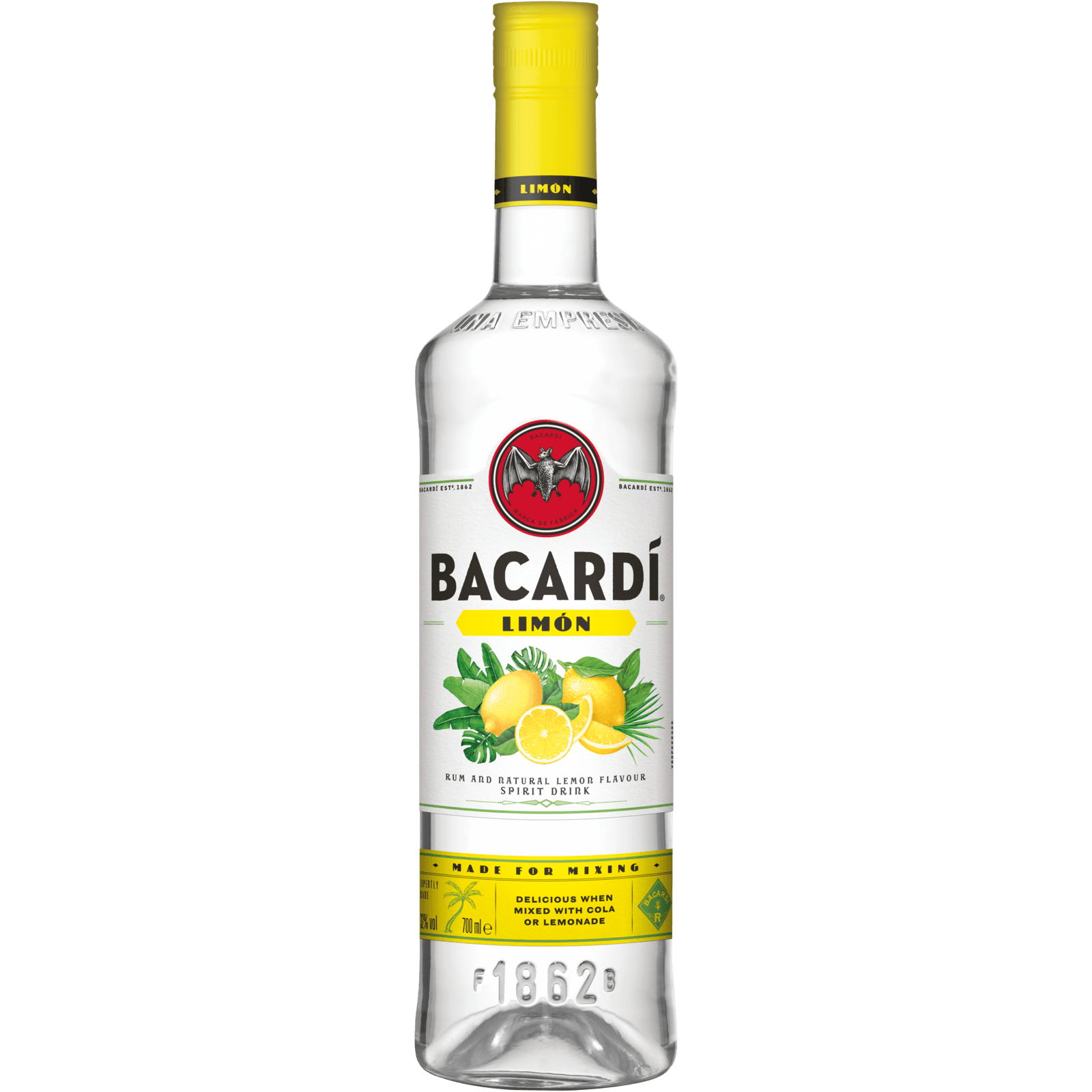 Напій на основі рому Bacardi Limon 27% 0.7 л