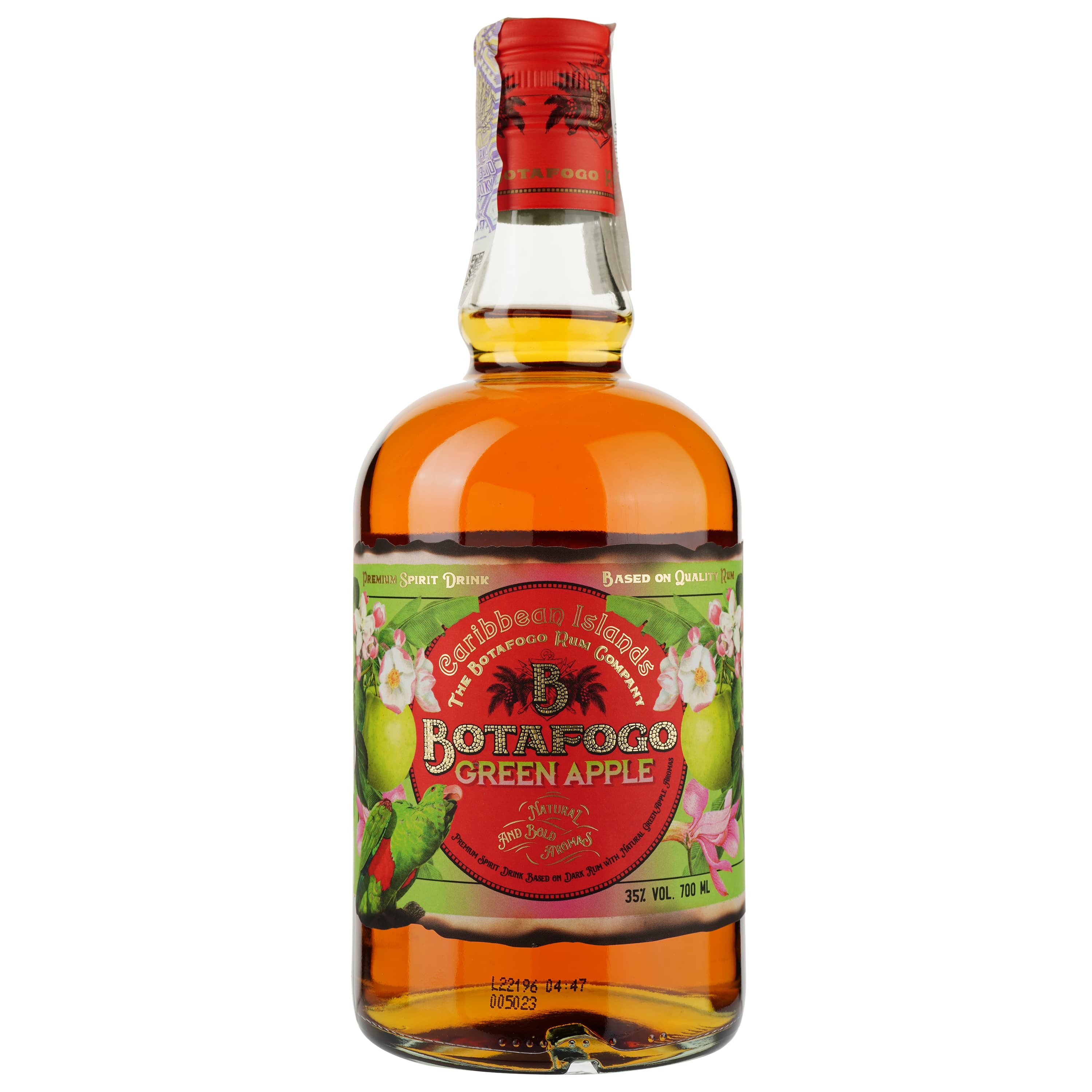 Ромовий напій Botafogo Green Apple, 35%, 0,7 л