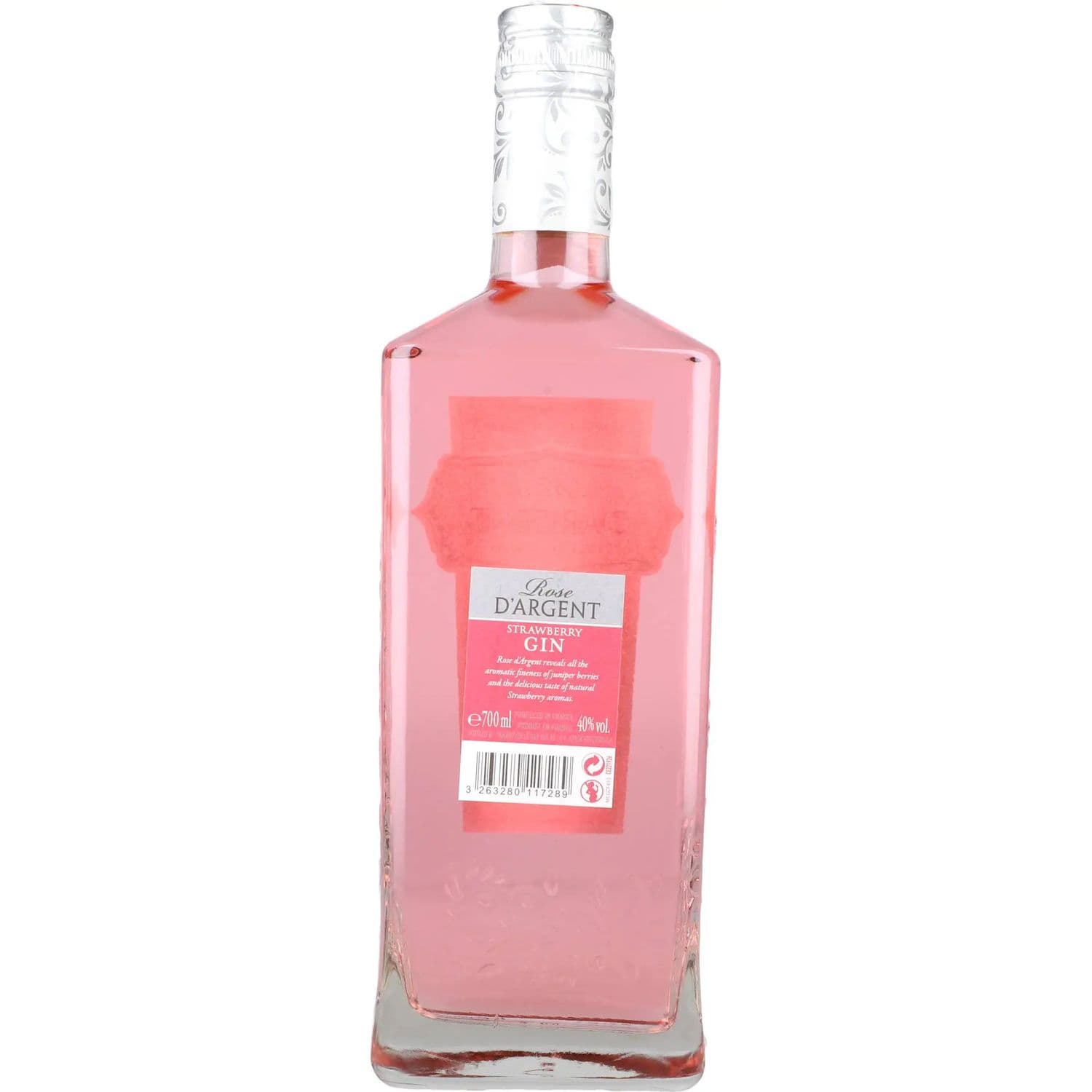 Джин D'Argent Rose Strawberry Gin 40% 0.7 л
