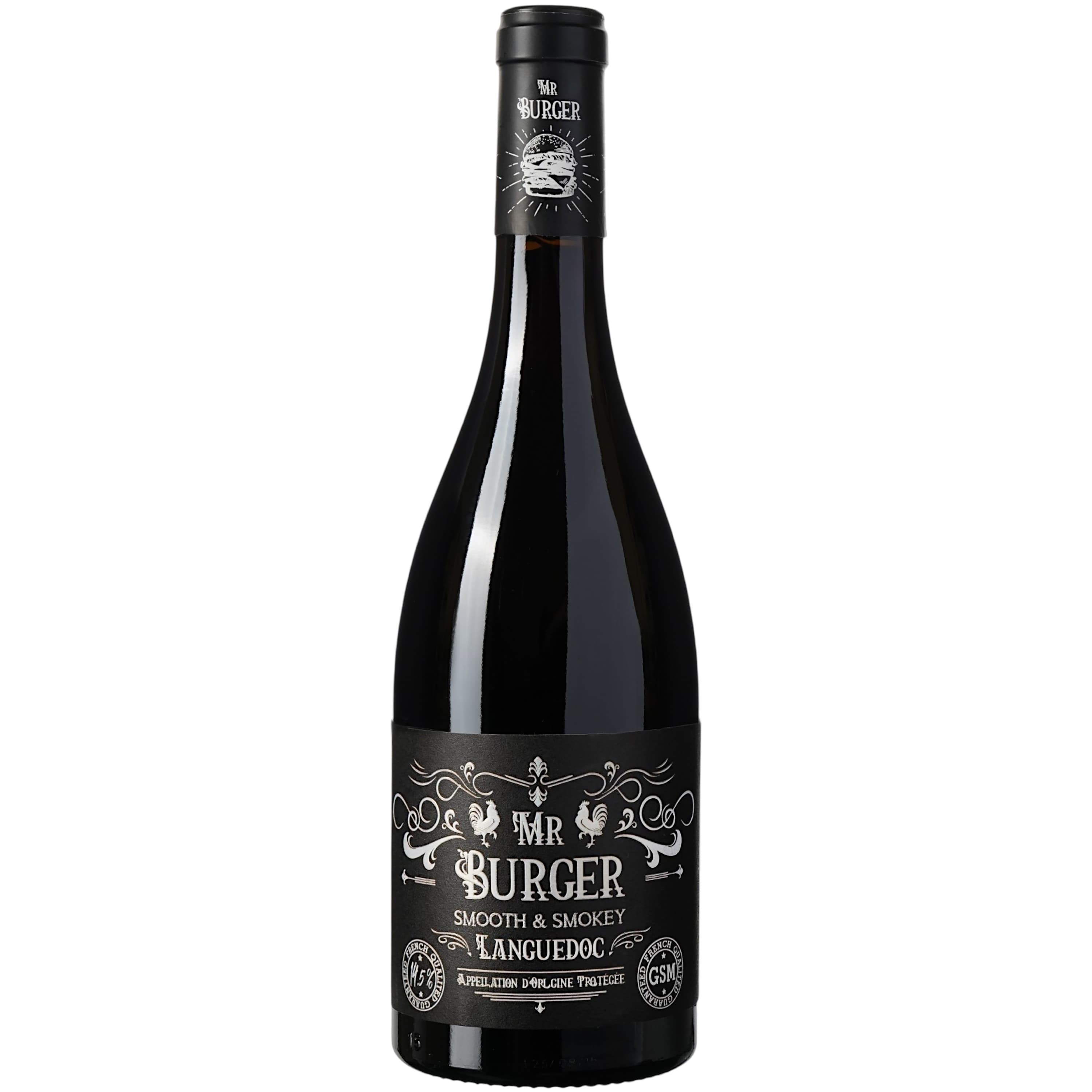 Вино Mr Burger AOP Languedoc червоне сухе 0.75 л