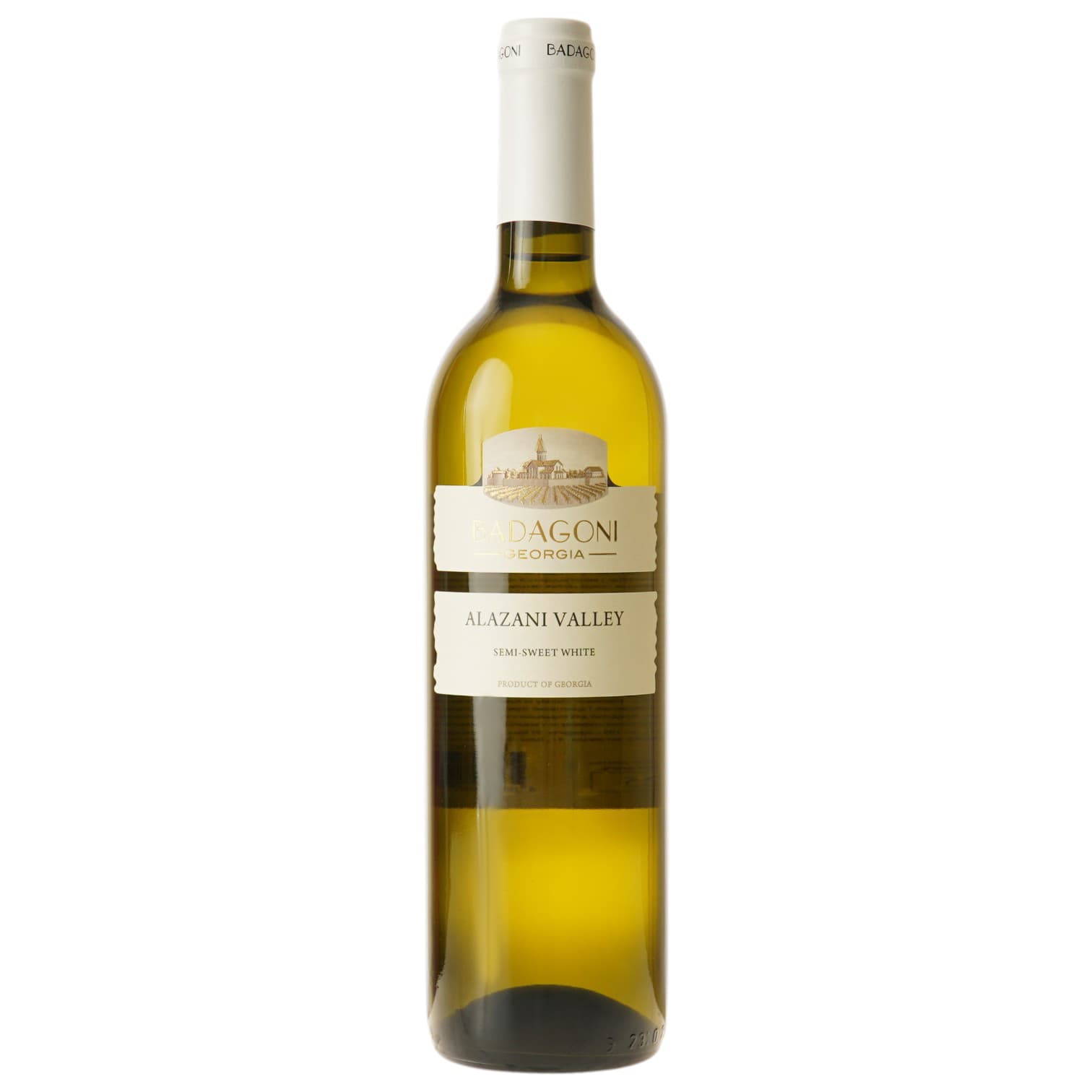 Вино Badagoni Alazani Valley White, біле, напівсолодке, 0.75 л