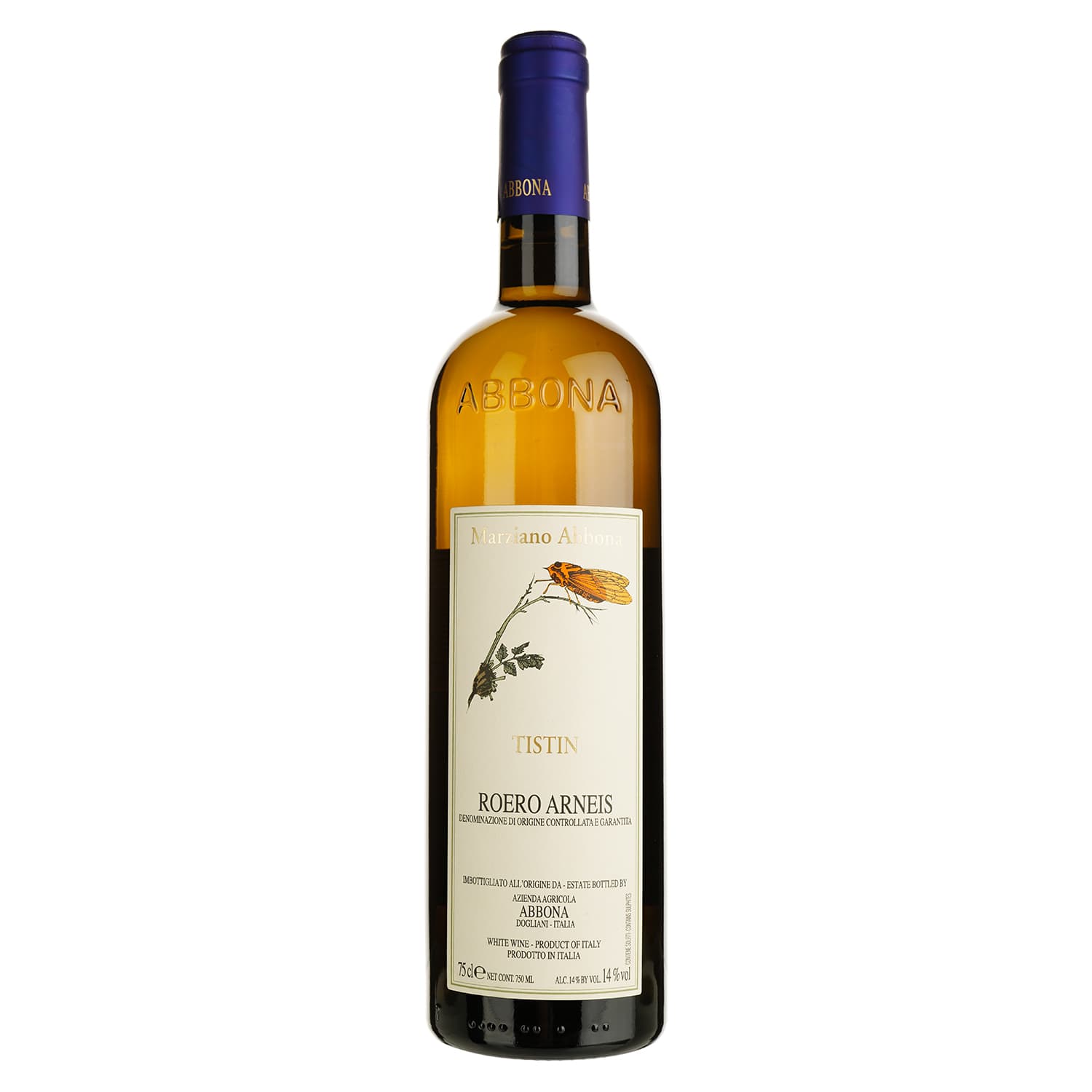 Вино Marziano Abbona Roero Arneis Langhe DOCG Tistin, біле сухе 13% 0,75 л
