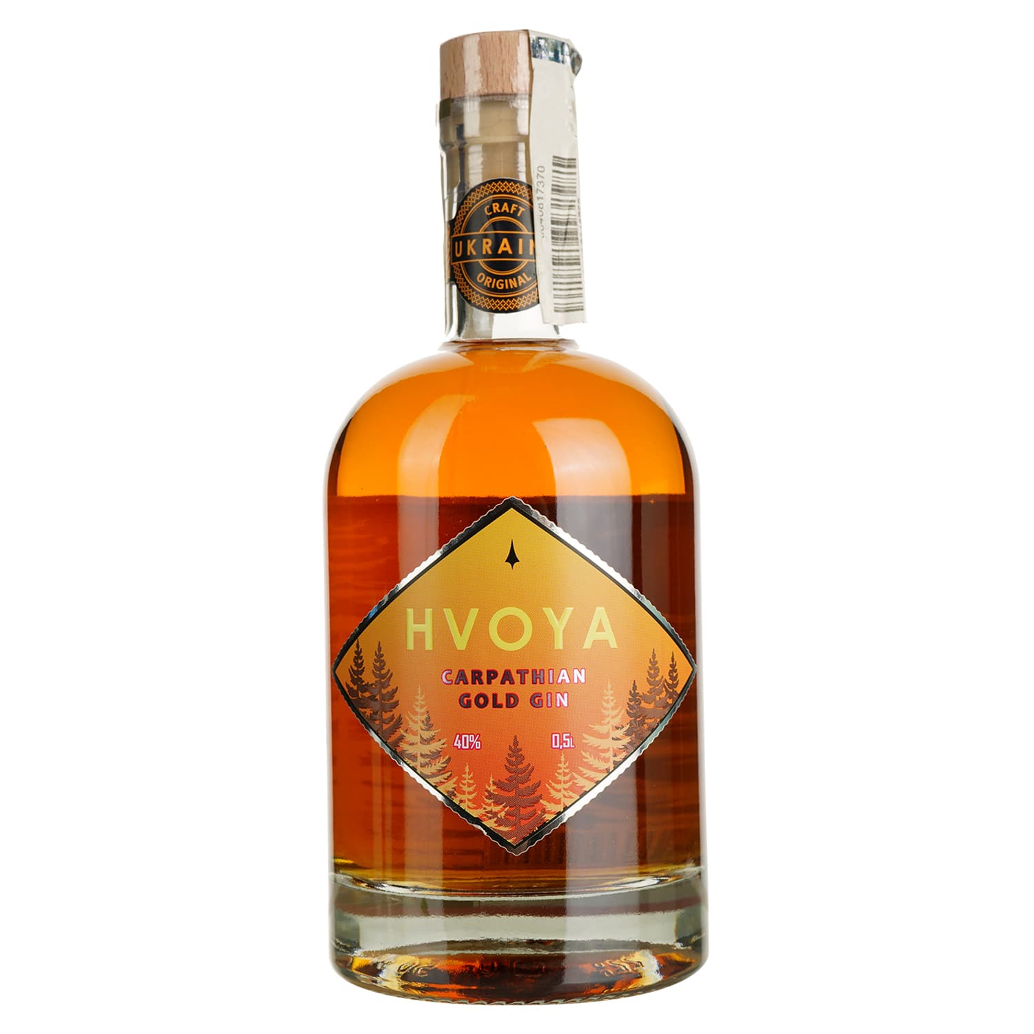 Джин Hvoya Carpathian Gold 40% 0.5 л