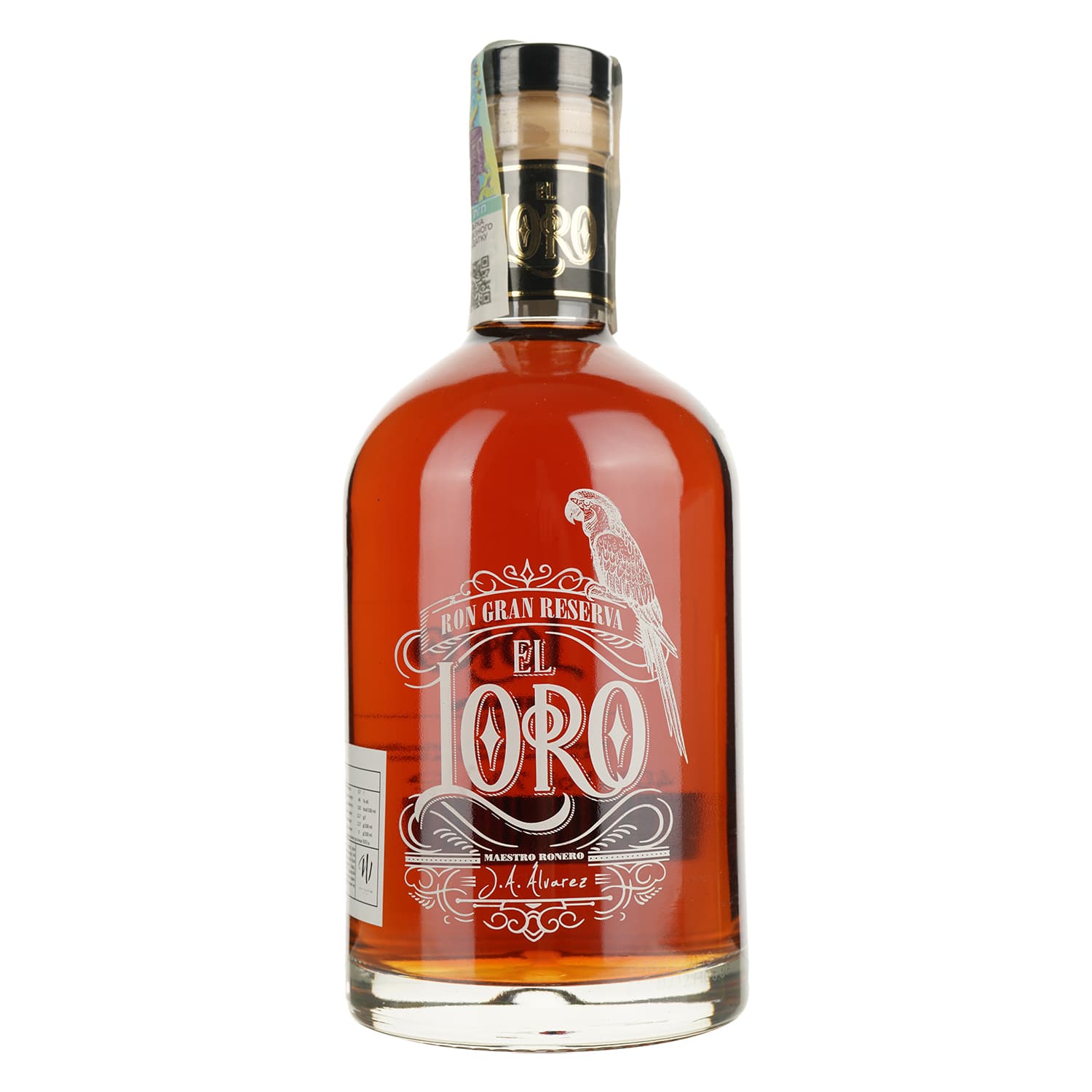 Ром El Loro Gran Reserva, у тубусі, 40%, 0,7 л