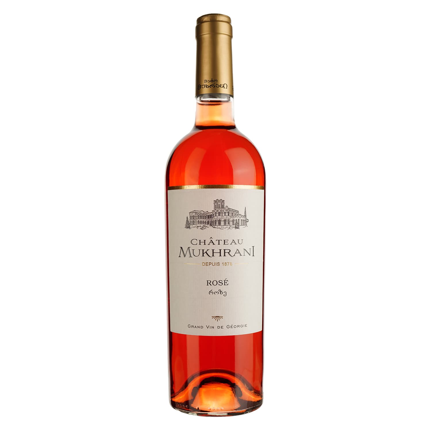 Вино Chateau Mukhrani Tavkveri Rose, рожеве, сухе, 12%, 0,75 л (713959)