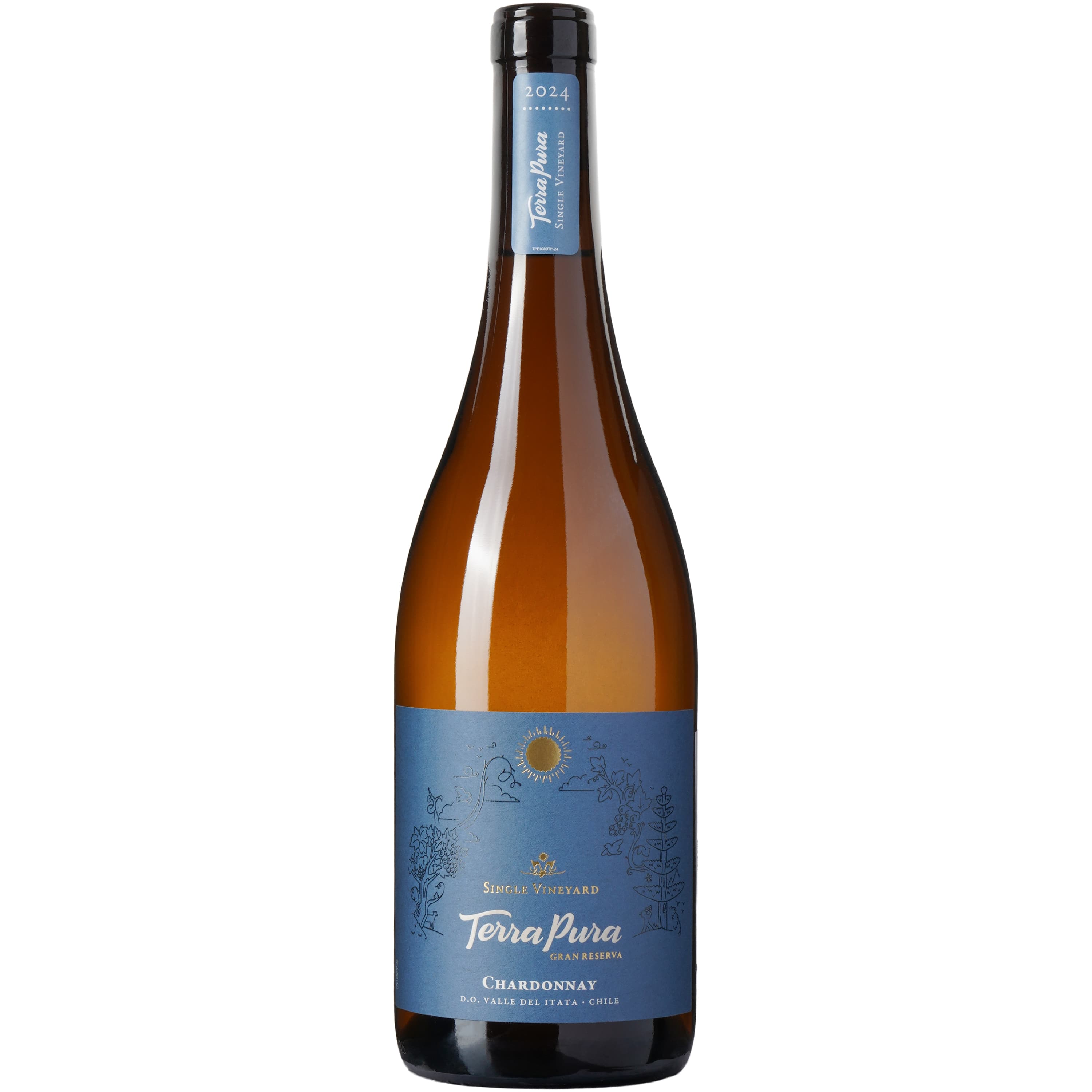 Вино Terra Pura Chardonnay Single Vineyard біле сухе 0.75 л