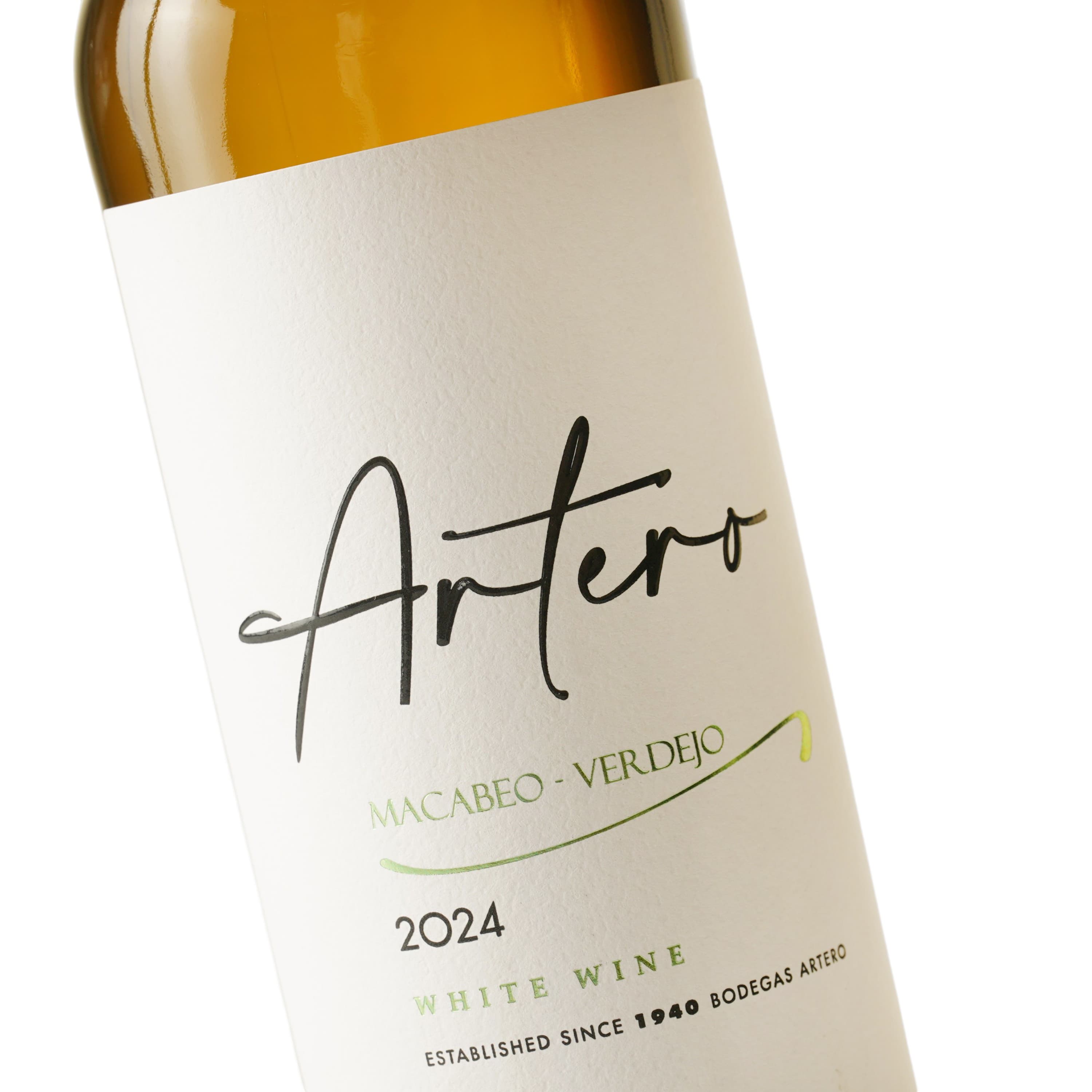 Вино Artero La Mancha Artero D.O. Macabeo-Verdejo біле сухе 0.75 л