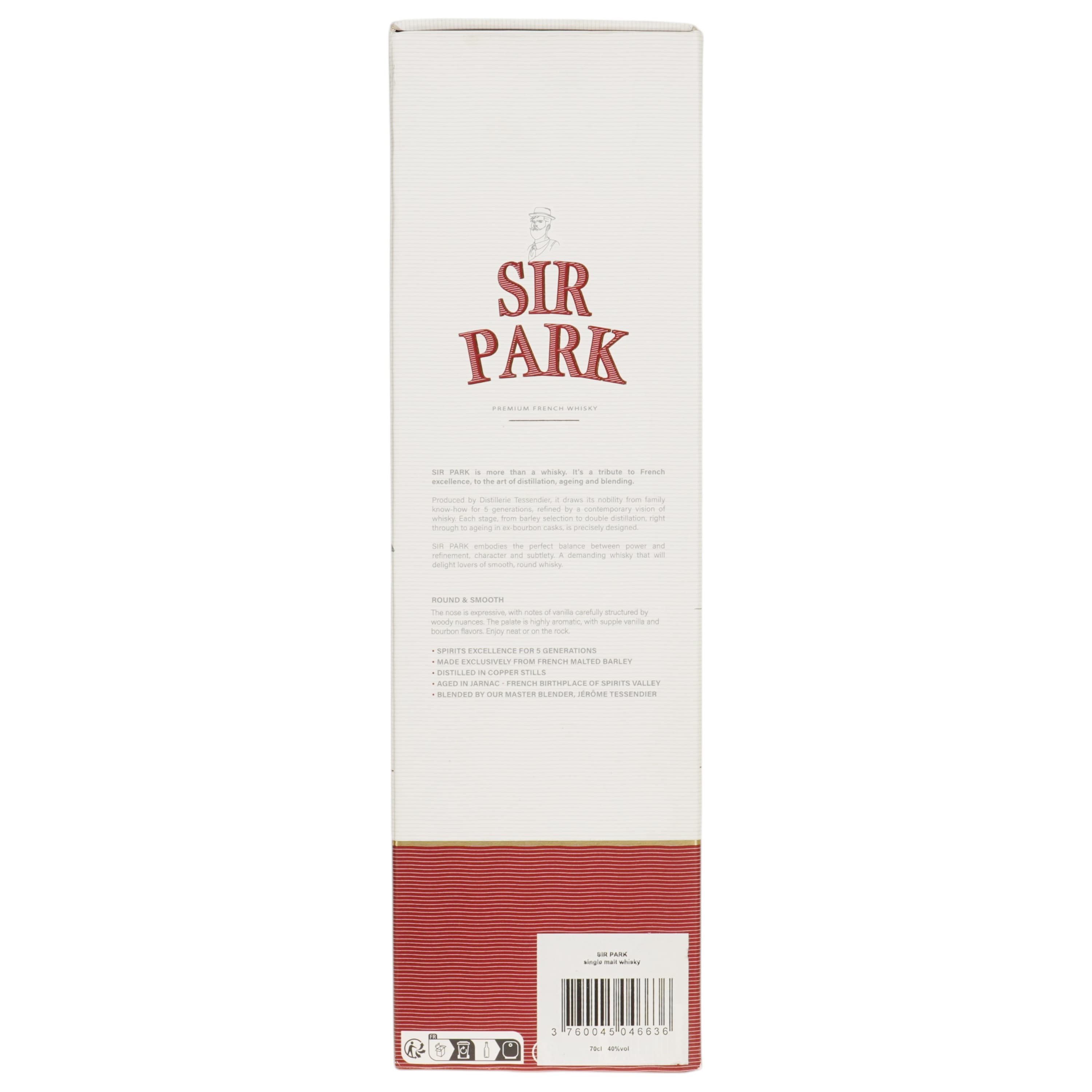 Віскі Sir Park Single Malt 40% 0.7/6 Франція в сув.коробці