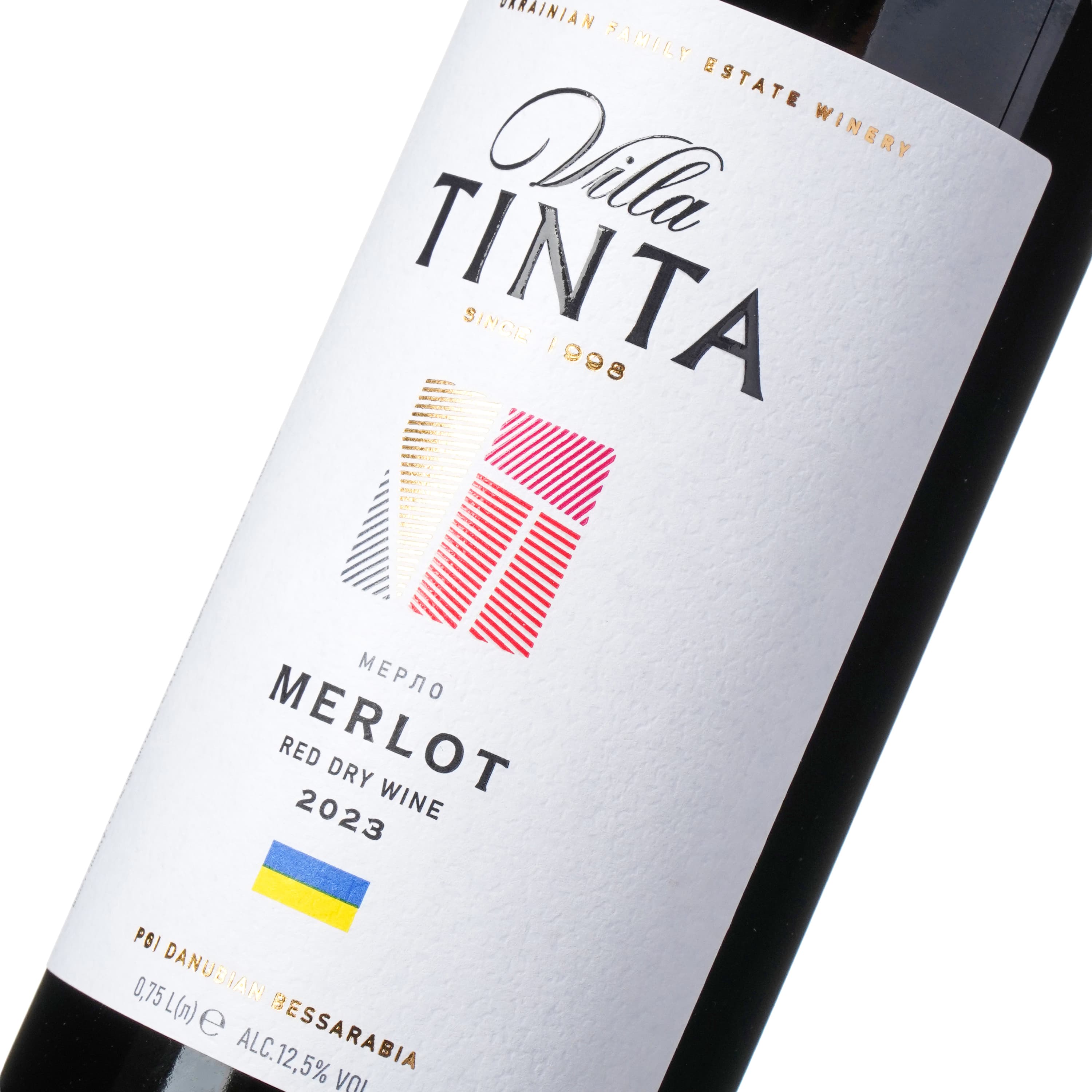 Вино Villa Tinta Merlot, красное, сухое, 11-13%, 0,75 л (8000018914820)