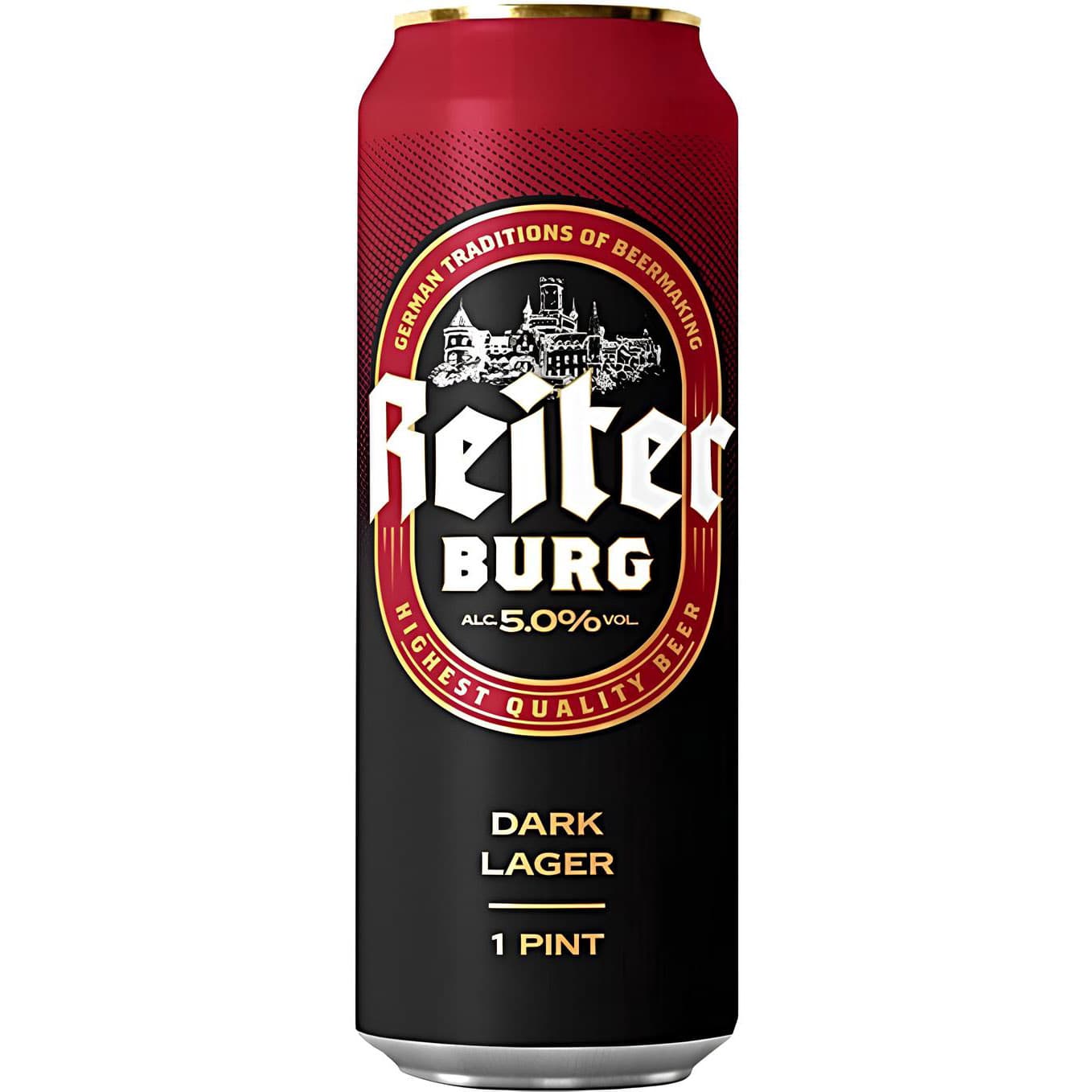 Пиво Reiter Burg Dark Lager темне 5% 0.568 л з/б