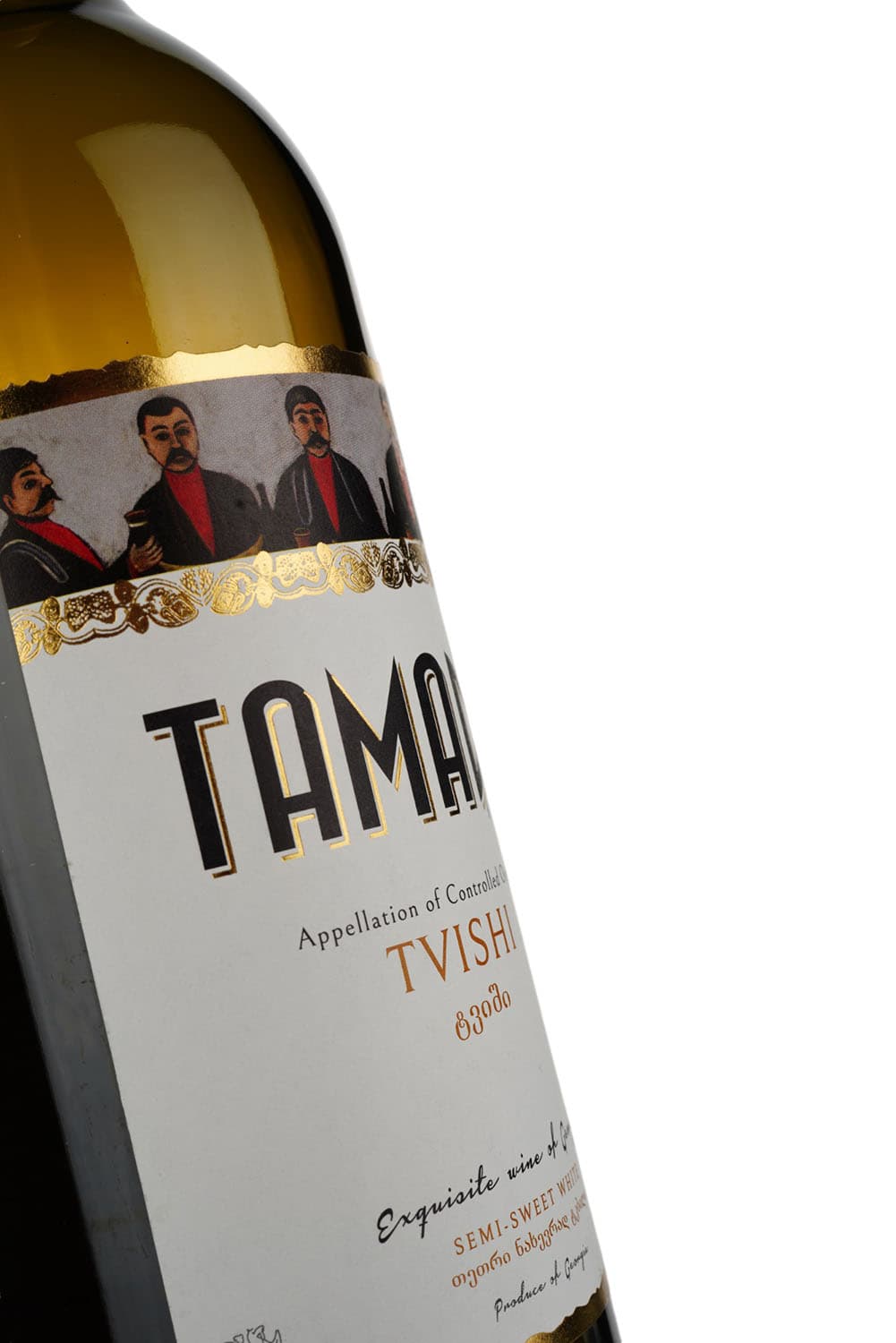 Вино Tamada Tvishi AOC, біле, напівсолодке, 11-14,5%, 0,75 л (201803)
