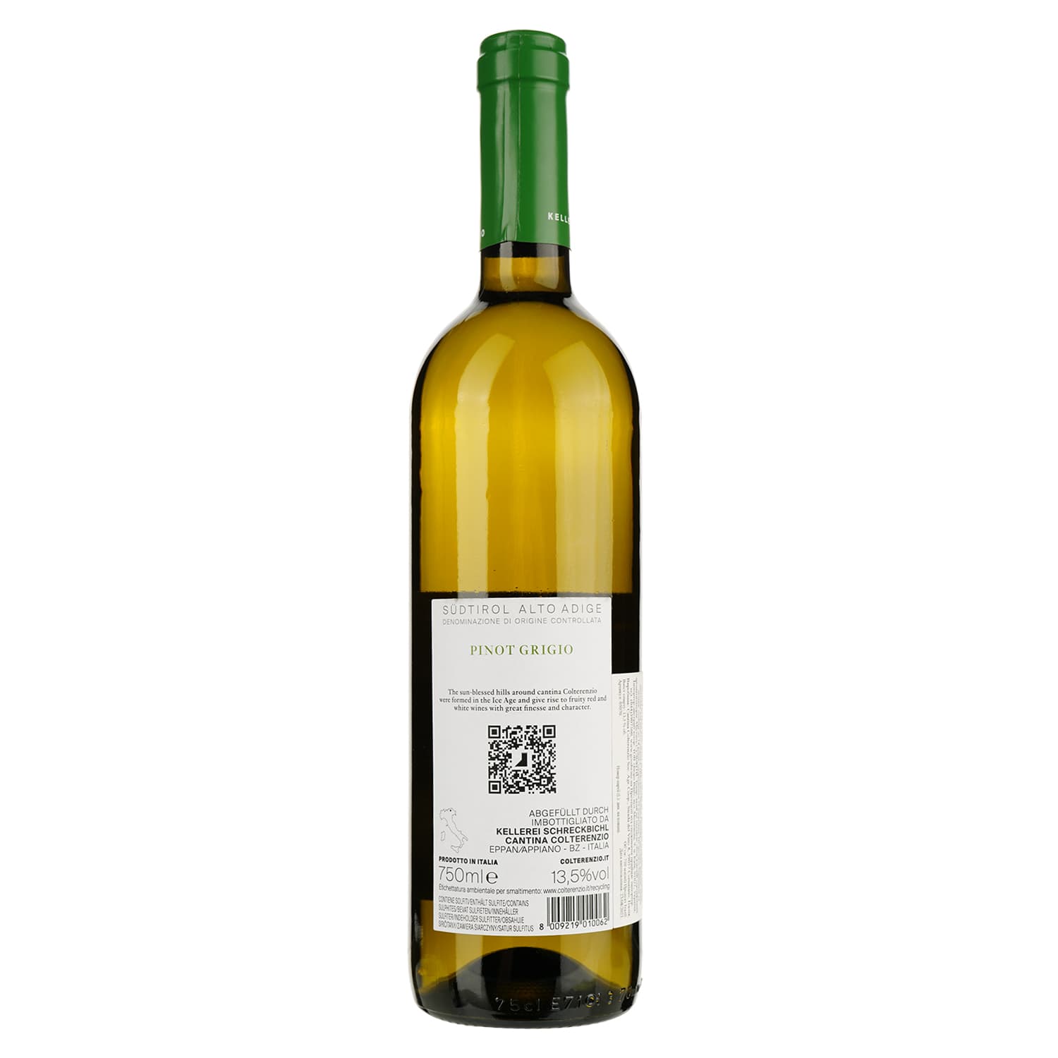 Вино Colterenzio Pinot Grigio Line, 13,5%, 0,75 л