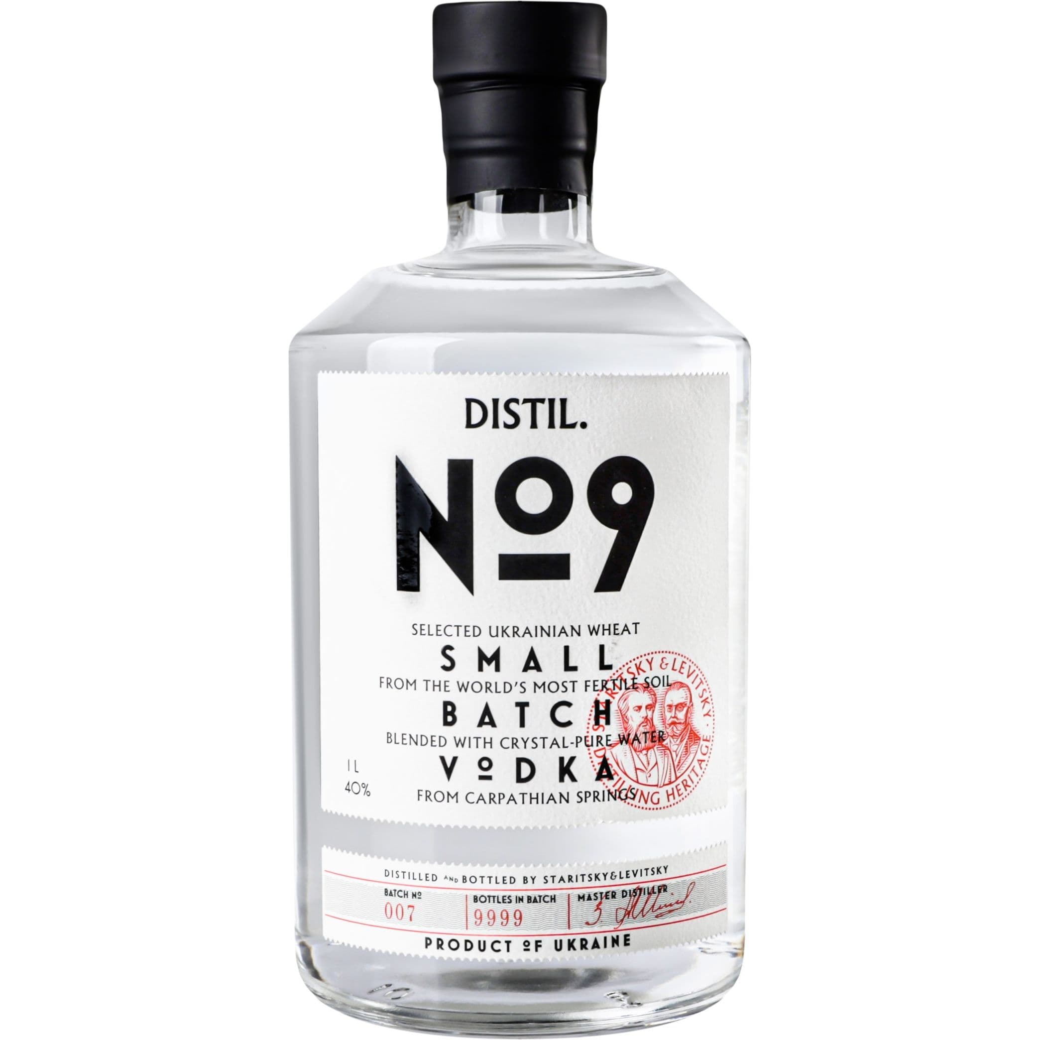 Горілка Distil №9 40% 1 л