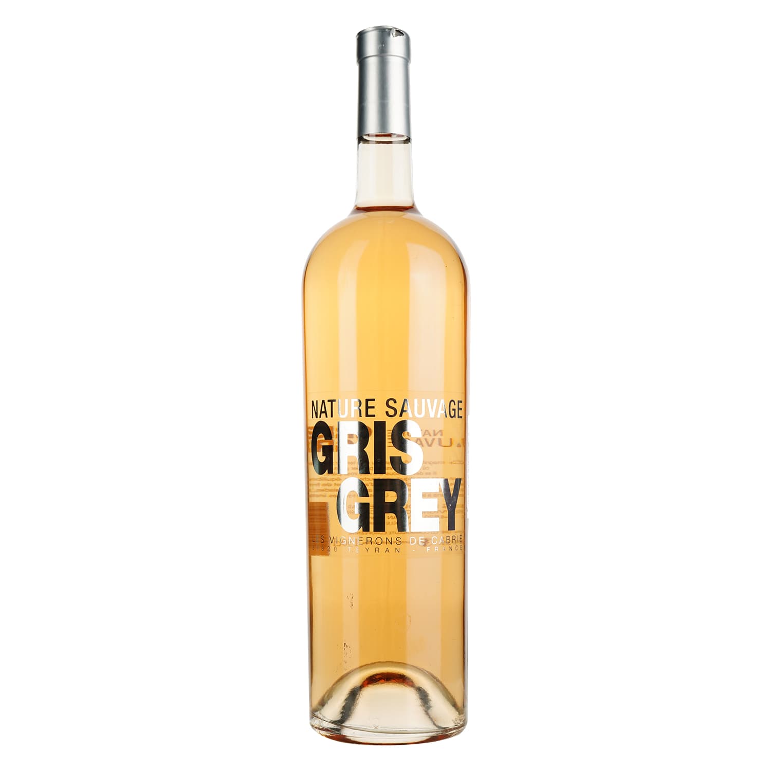 Вино Nature Sauvage Gris Grey Rose VDT, рожеве, сухое 1,5 л