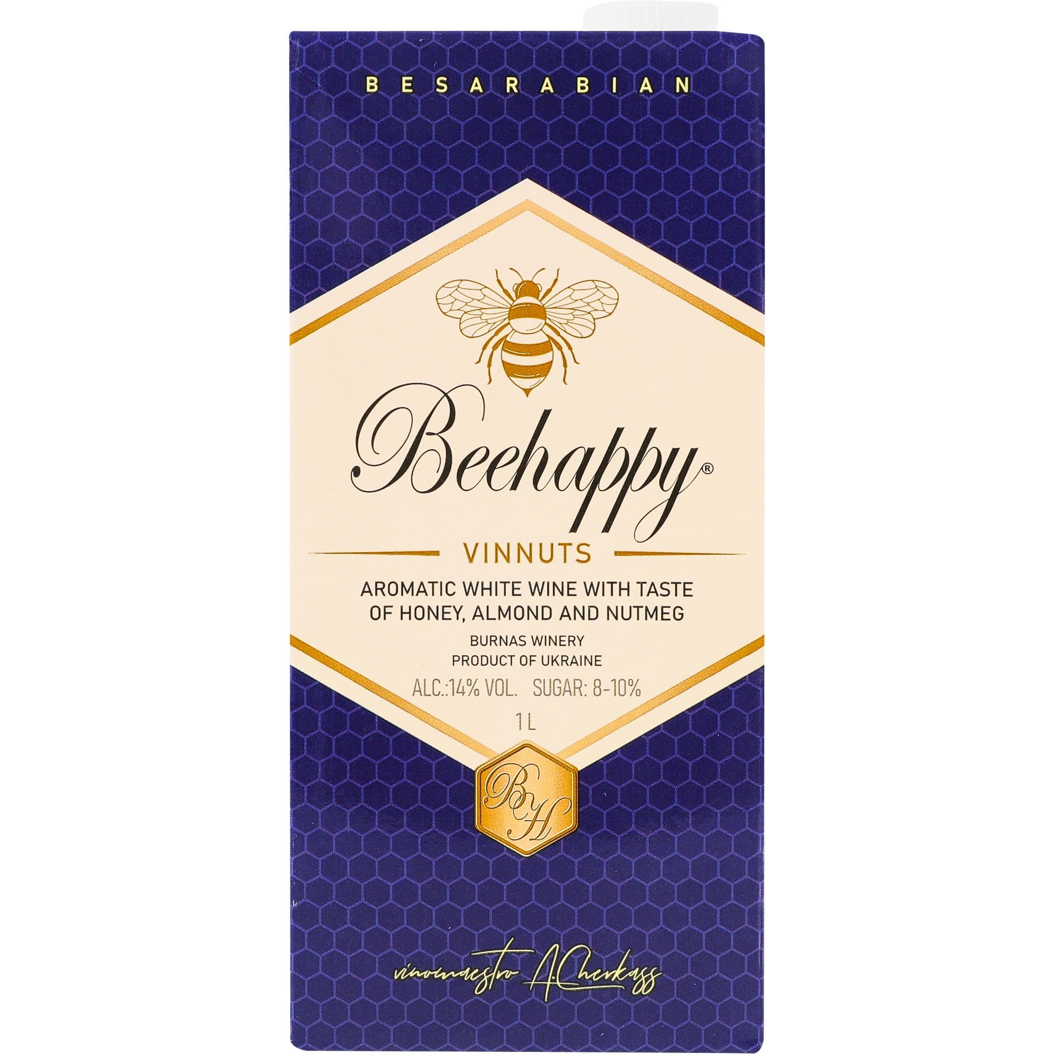 Вино Beehappy Vinnuts біле 1 л