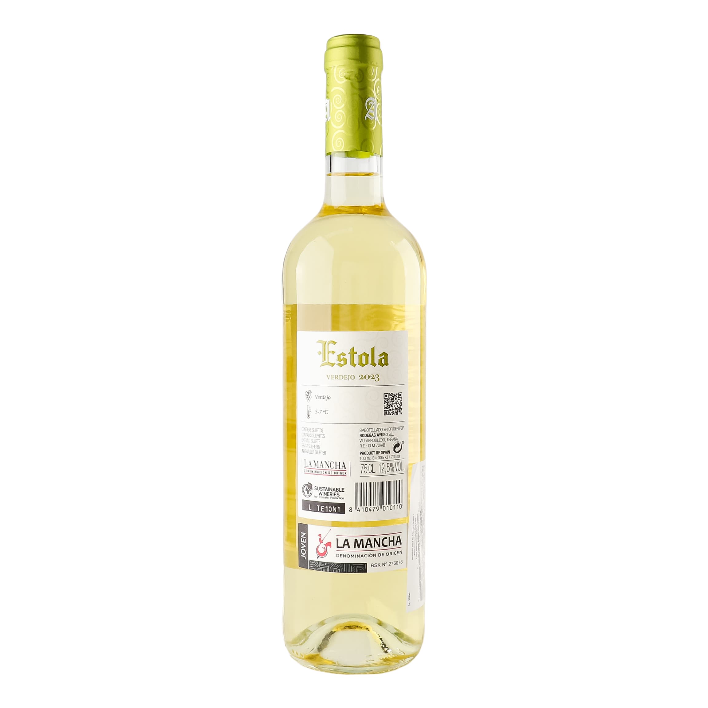 Вино Estola Verdejo La Mancha DO біле сухе 12.5% 0.75 л