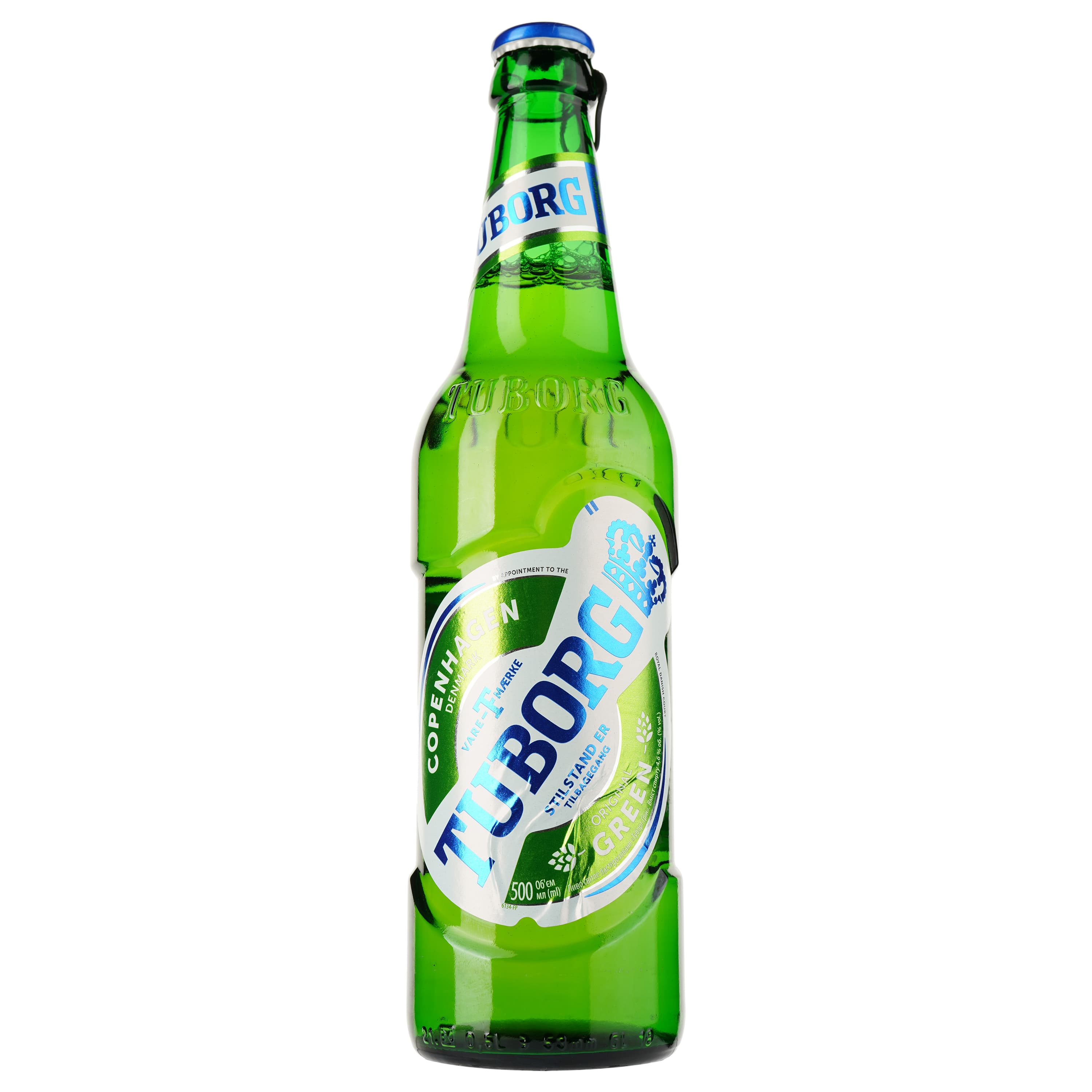 Пиво Tuborg Green, світле, 4,6%, 0,5 л (181028)