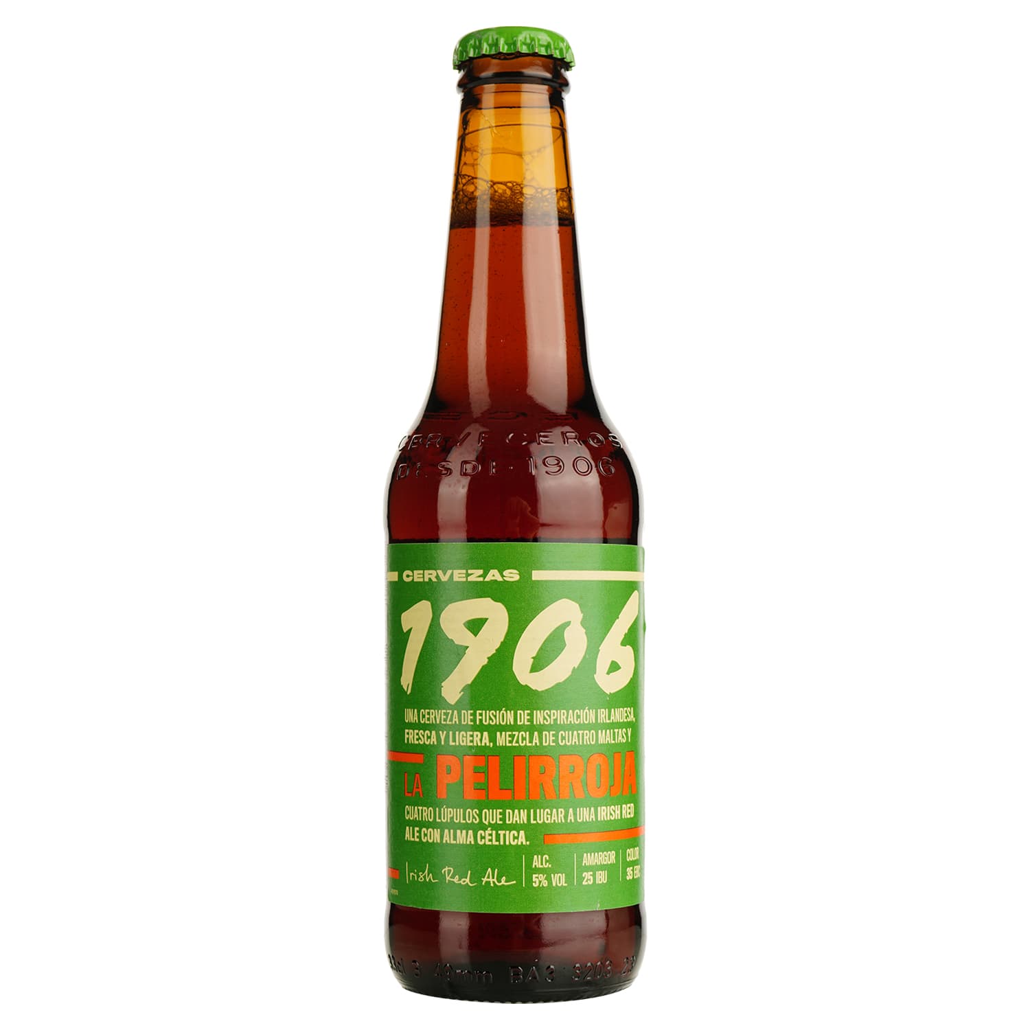 Пиво Estrella Galicia 1906 Galicia Irish темне 5% 0.33 л