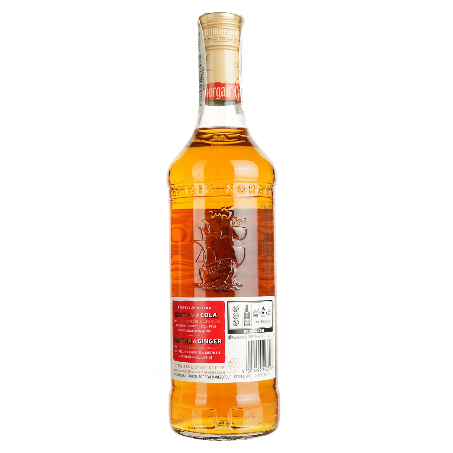 Алкогольний напій Captain Morgan Spiced Gold 35% 0.7 л