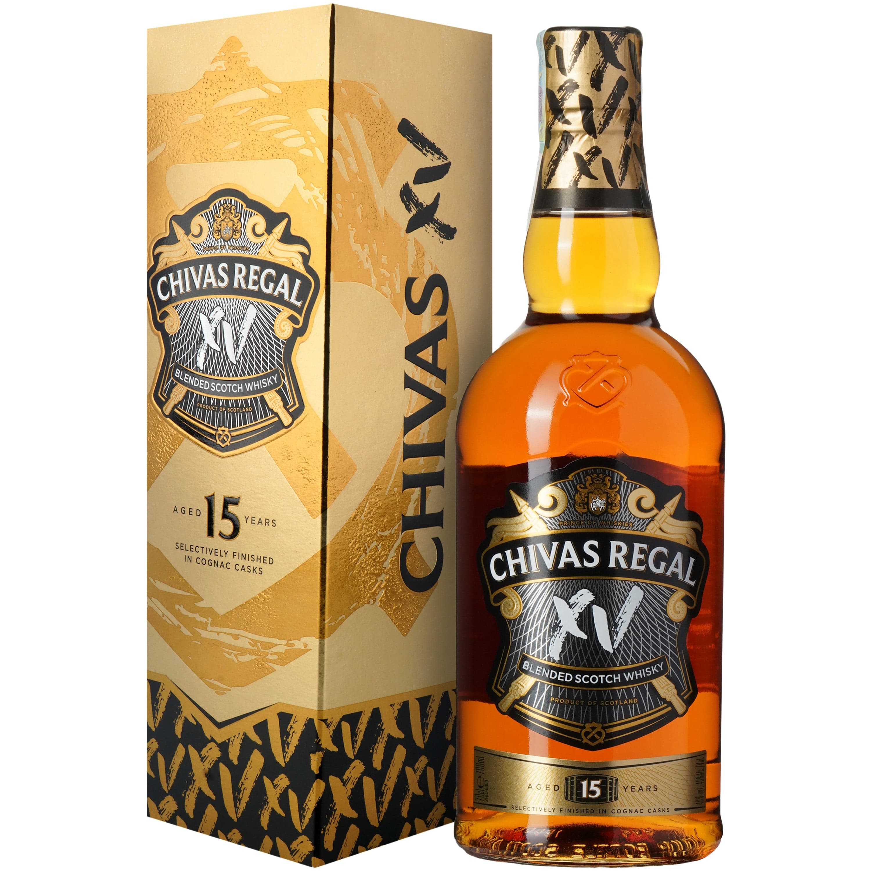 Віскі Chivas Regal XV 40% 0.7 л, у подарунковому пакуванні (775216)