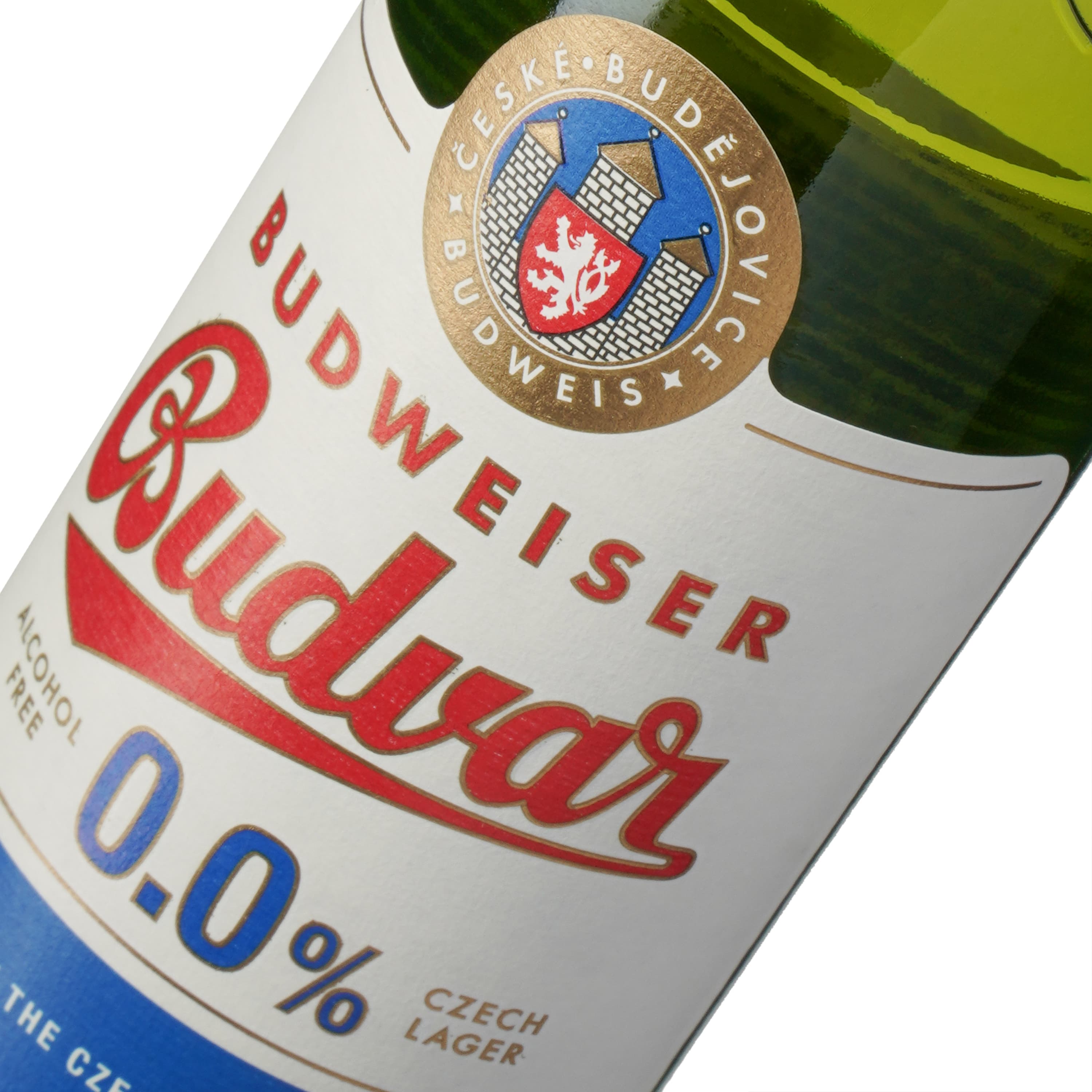 Пиво безалкогольне Budweiser Budvar світле, 0.5%, 0.33 л