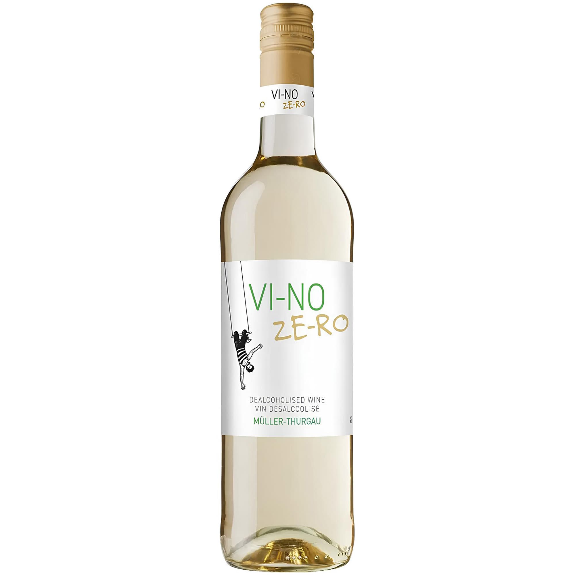 Вино безалкогольне Vi-No Ze-Ro Muller-Thurgau біле сухе 0.75 л