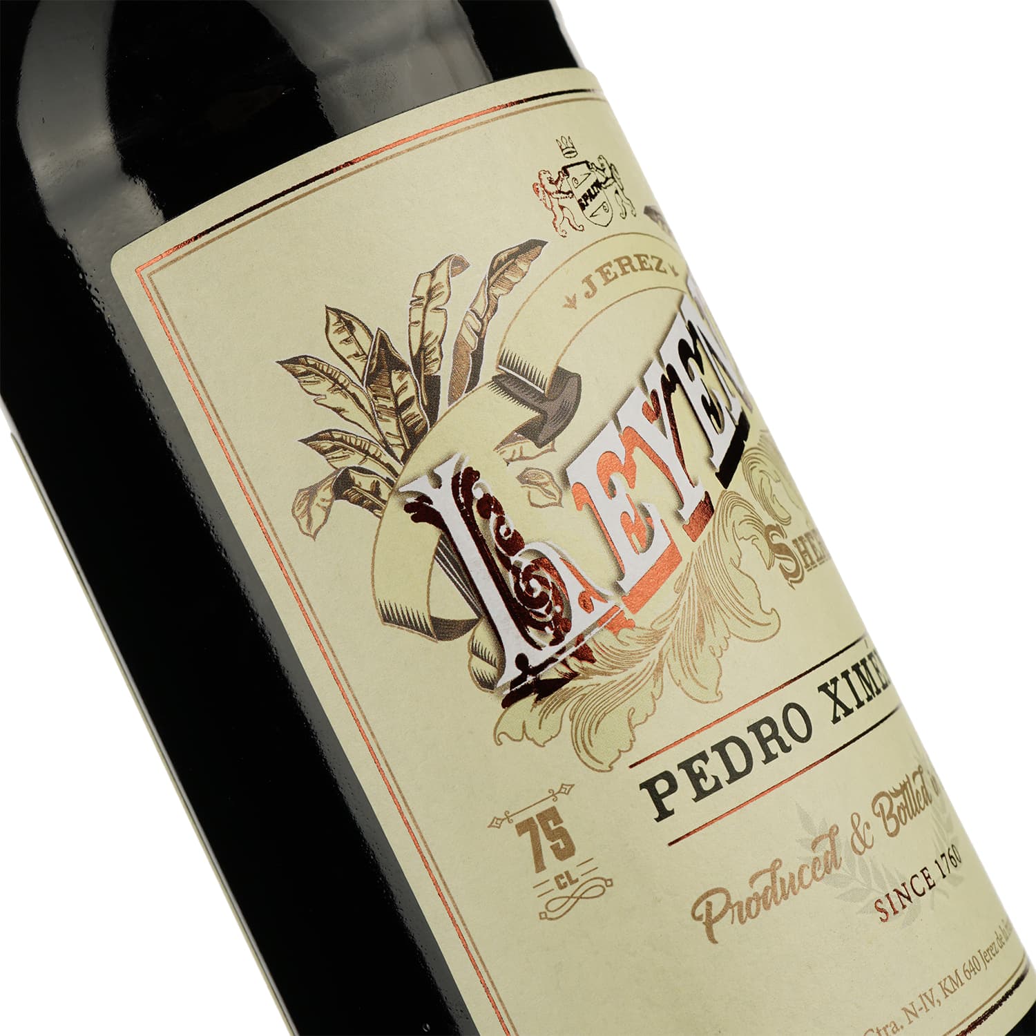 Вино Valdespino Pedro Ximenez Leyenda, херес, біле кріплене, 17%, 0,75 л