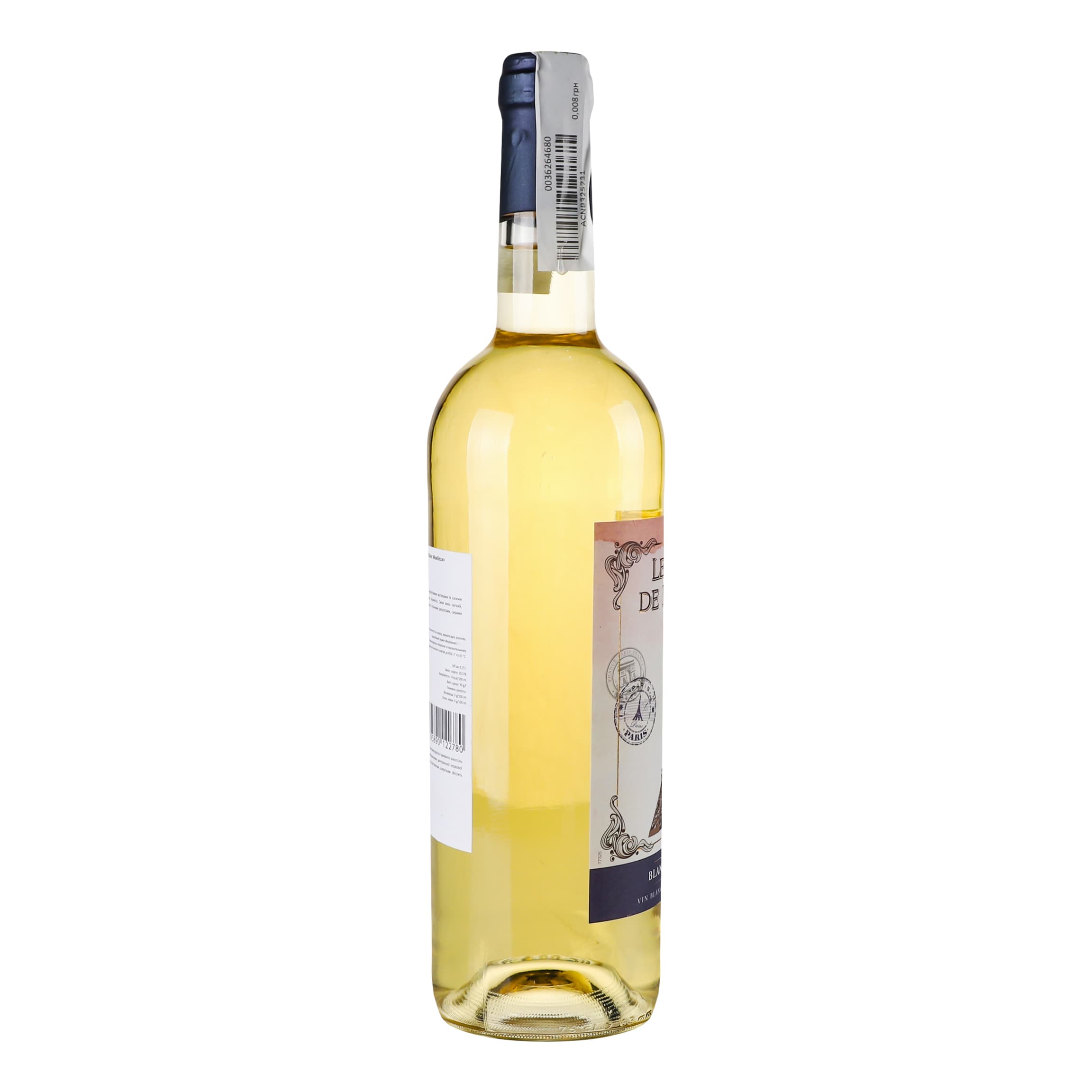 Вино Maison Bouey Lettres de France Blanc Moelleux, біле, напівсолодке, 11%, 0,75 л