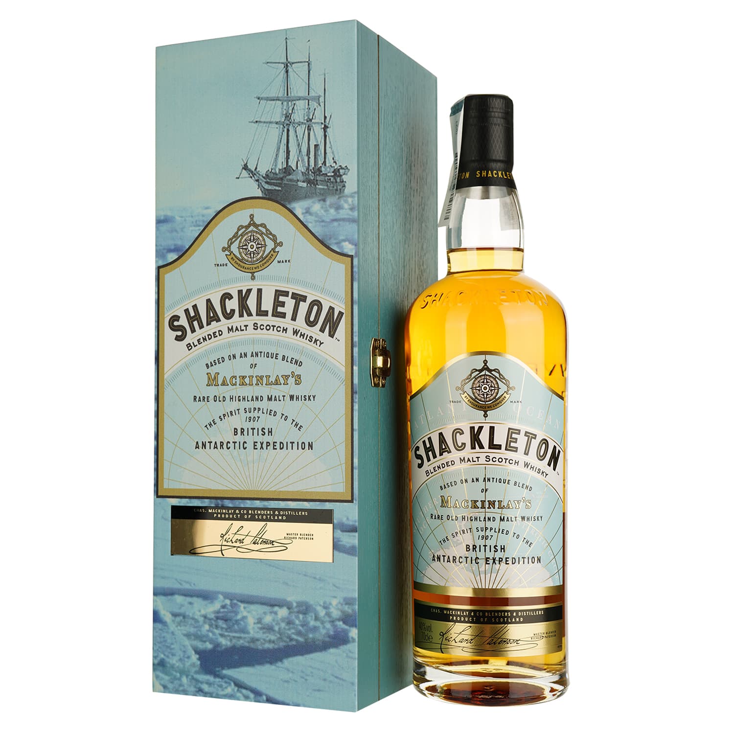 Віскі Shackleton, 40%, у дерев'яній коробці, 0,7 л