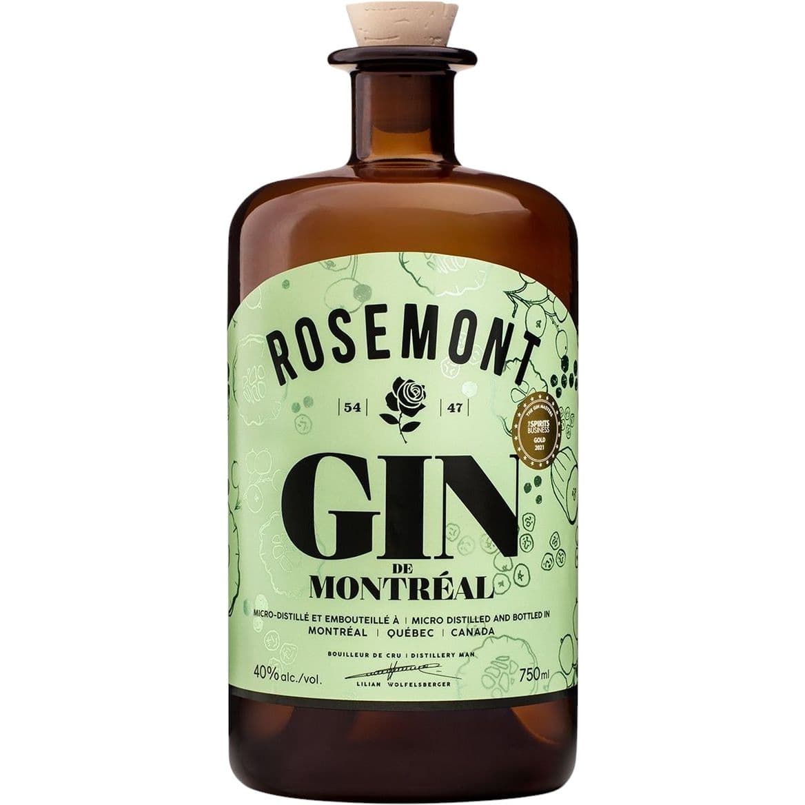 Джин Rosemont de Montreal 40% 0.7 л
