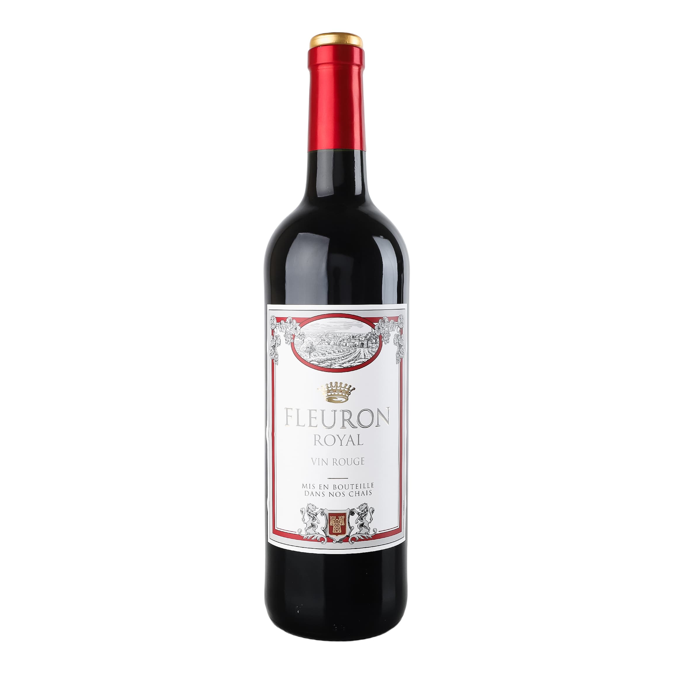 Вино Fleuron Royal Rouge Sec червоне сухе 11-14.5% 0.75 л