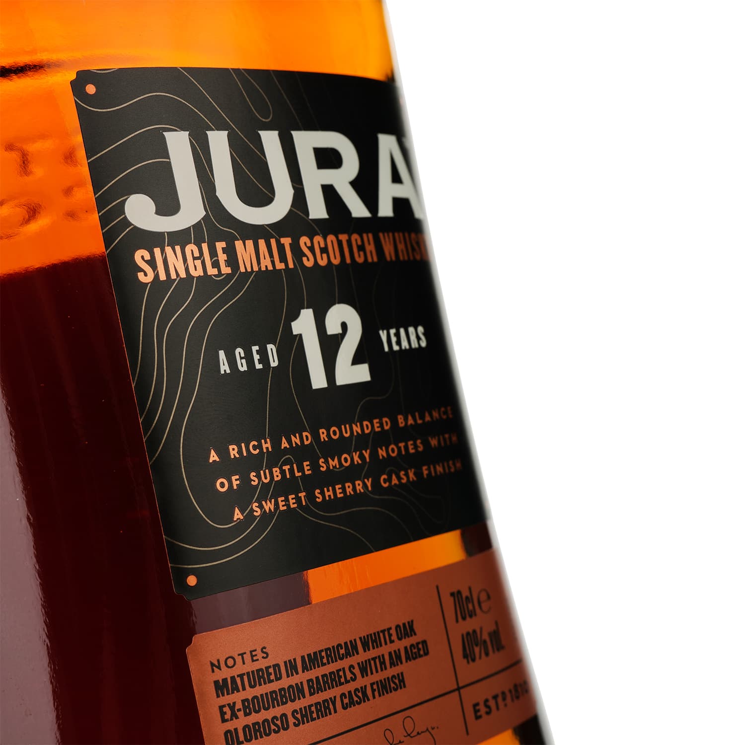 Віскі Jura 12 yo Single Malt Scotch Whisky 40%, 0.7 л