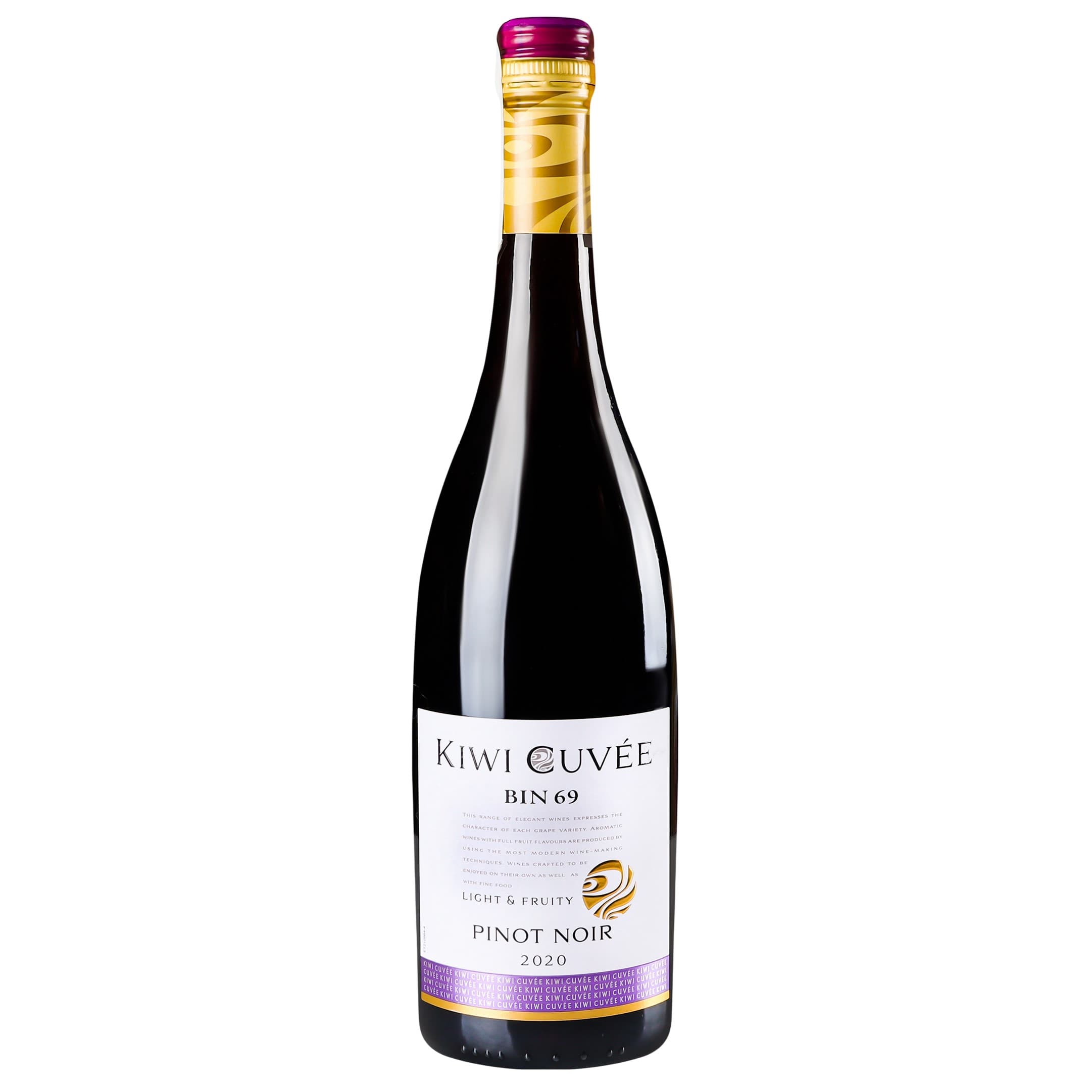 Вино Kiwi Cuvee Піно Нуар, сухе, червоне, 12,5%, 0,75 л