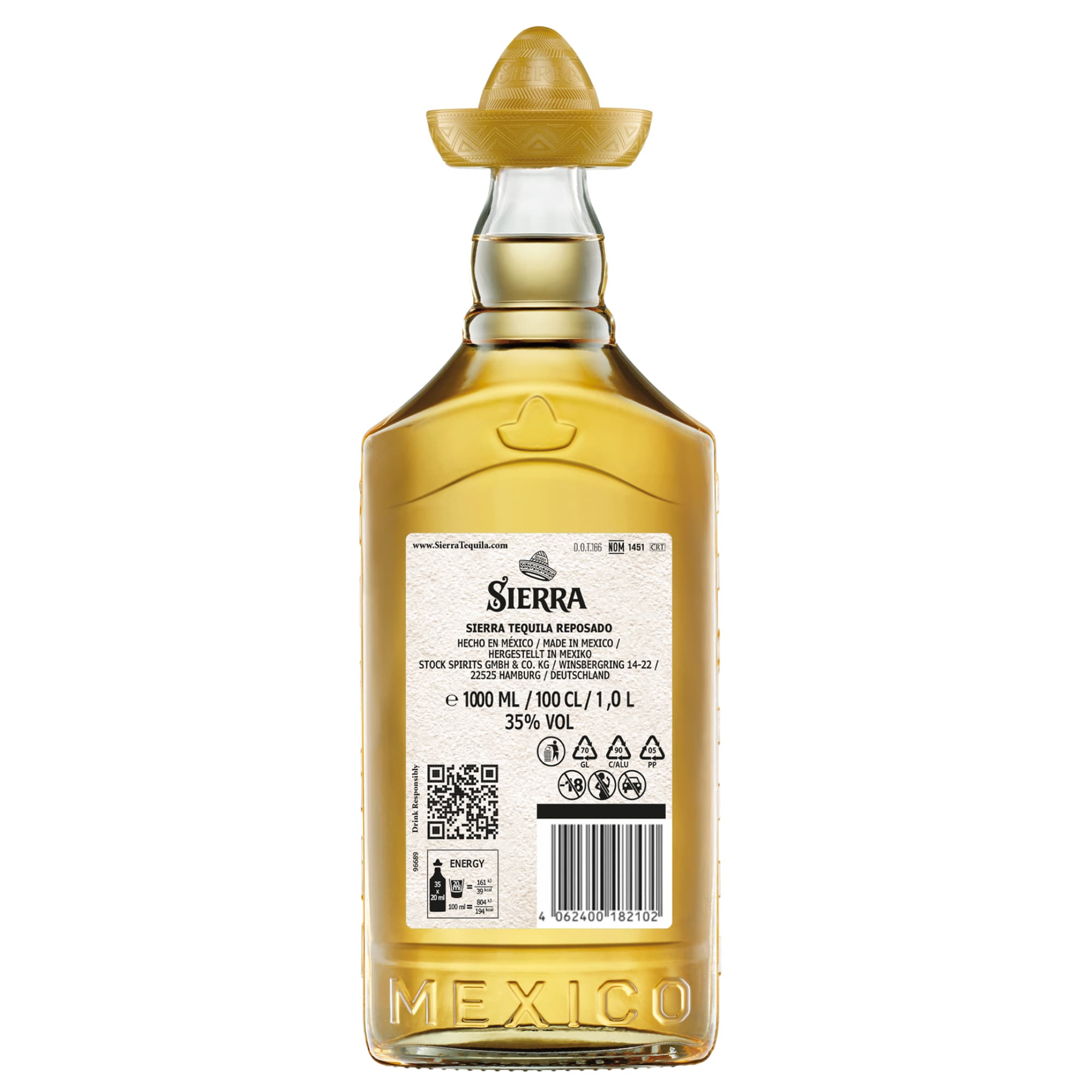 Текіла Sierra Reposado 35% 2 л (2 шт. х 1 л)