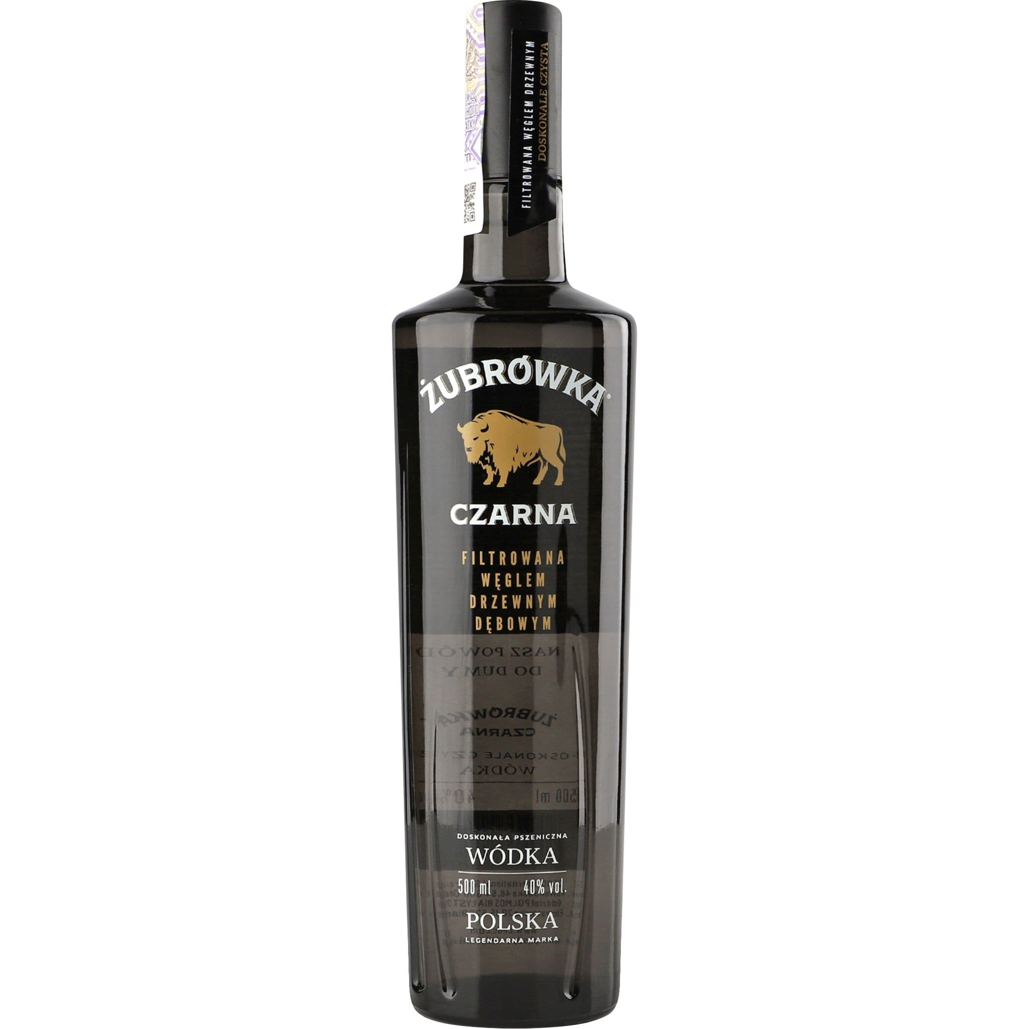 Алкогольний напій Zubrowka Czarna 40% 0.5 л (782838)